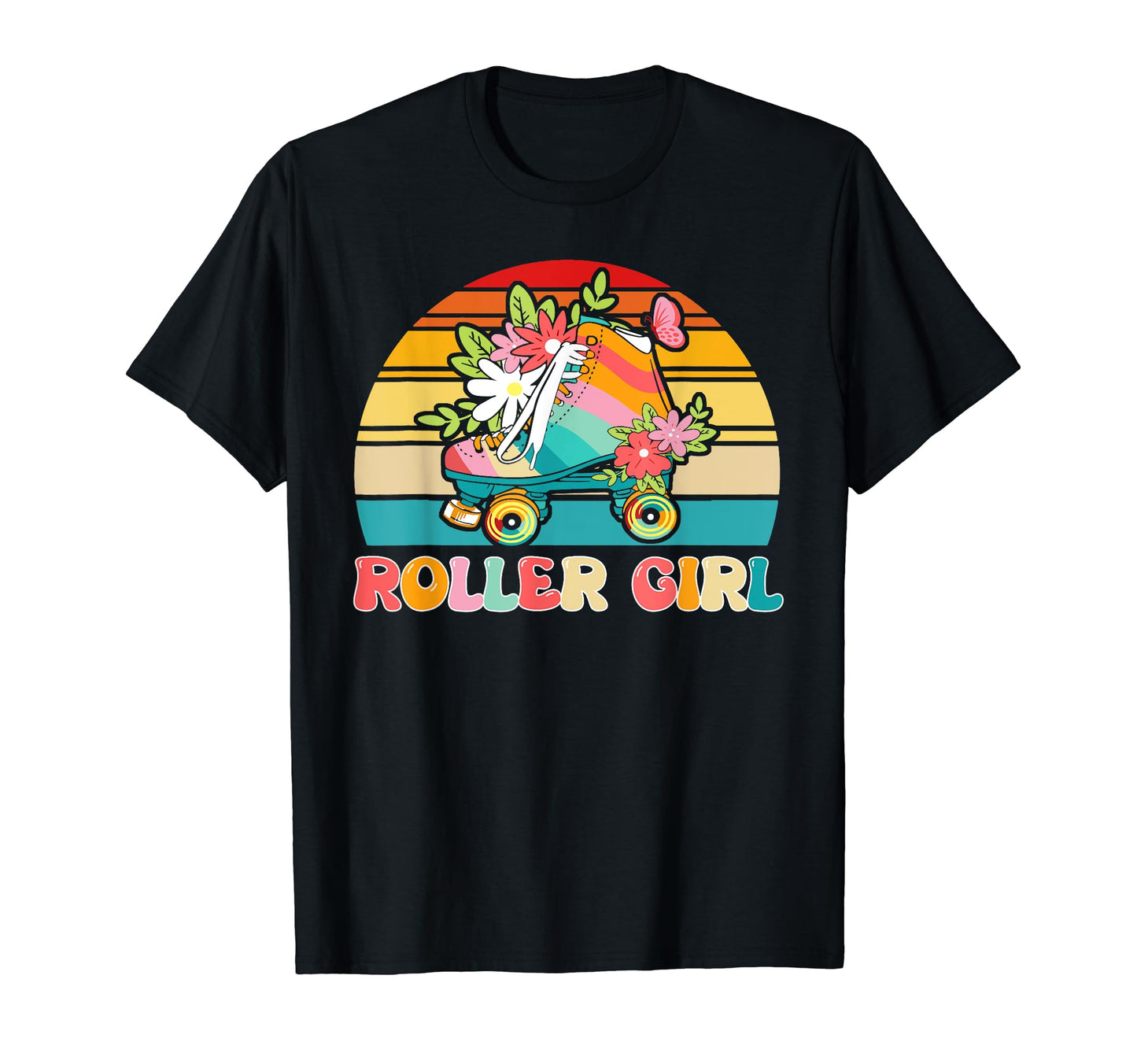 Roller Skater Skating 70S 80S Skates T-Shirt - Trendy Graphic Men Women - T-Shirt, Sweatshirt, Hoodie