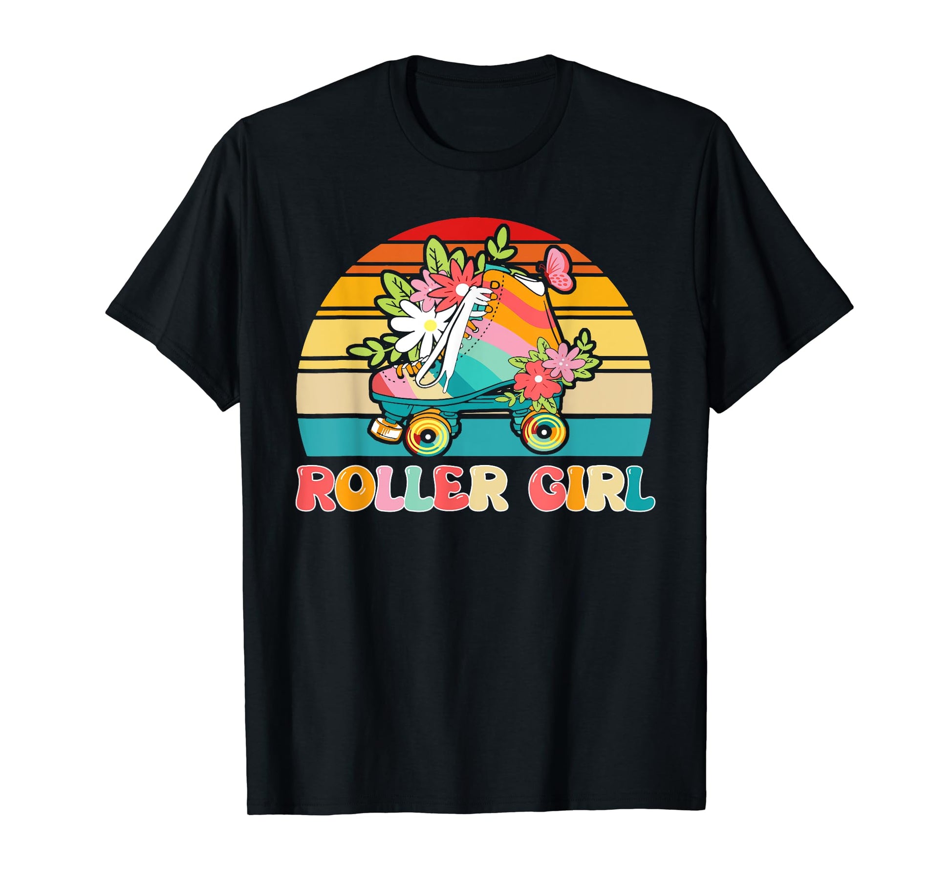 Roller Skater Skating 70S 80S Skates T-Shirt - Trendy Graphic Men Women - T-Shirt, Sweatshirt, Hoodie