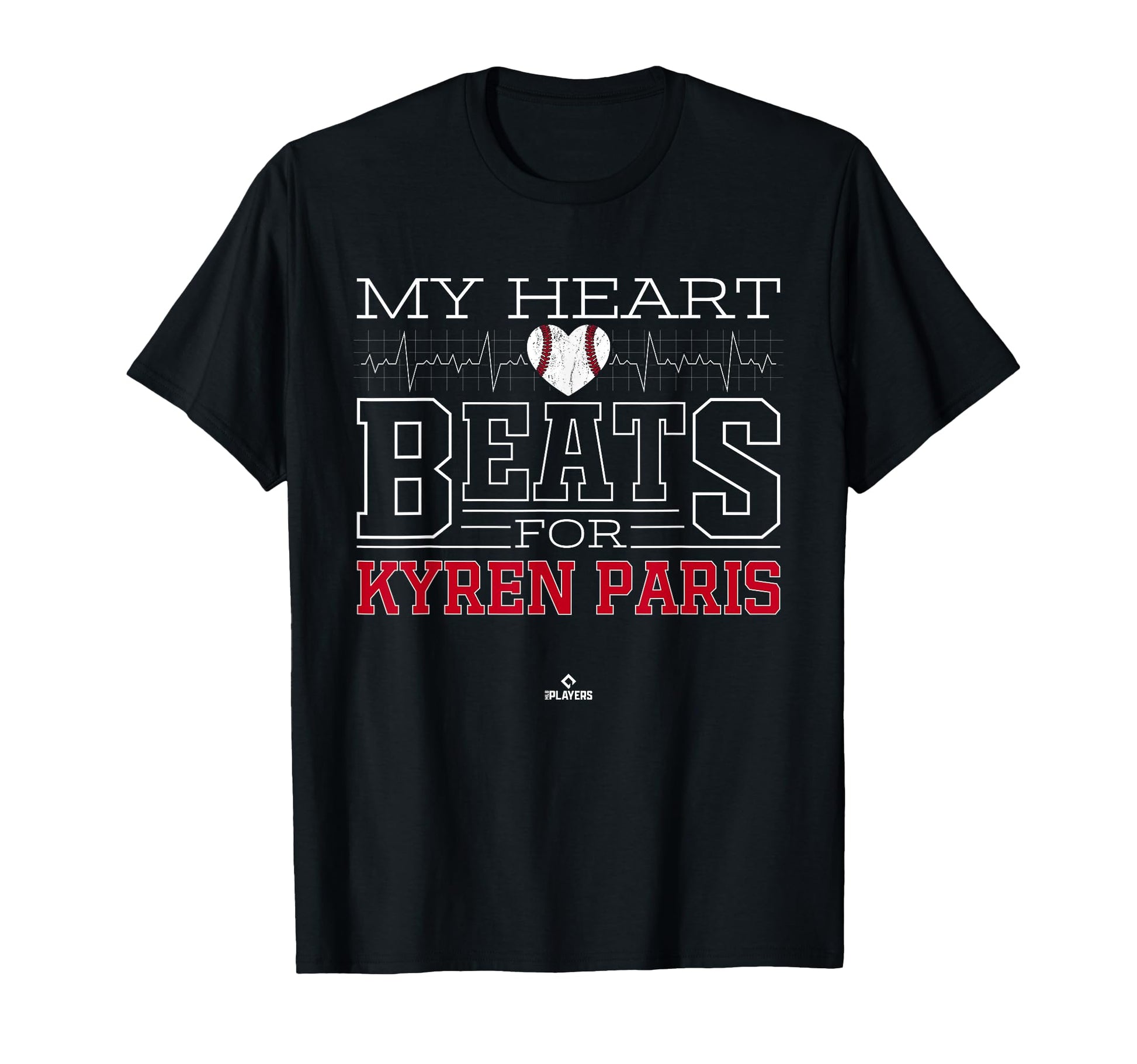 My Heart Beats Kyren Paris Prospect T-Shirt - Fun Novelty Design Men Women - T-Shirt, Sweatshirt, Hoodie