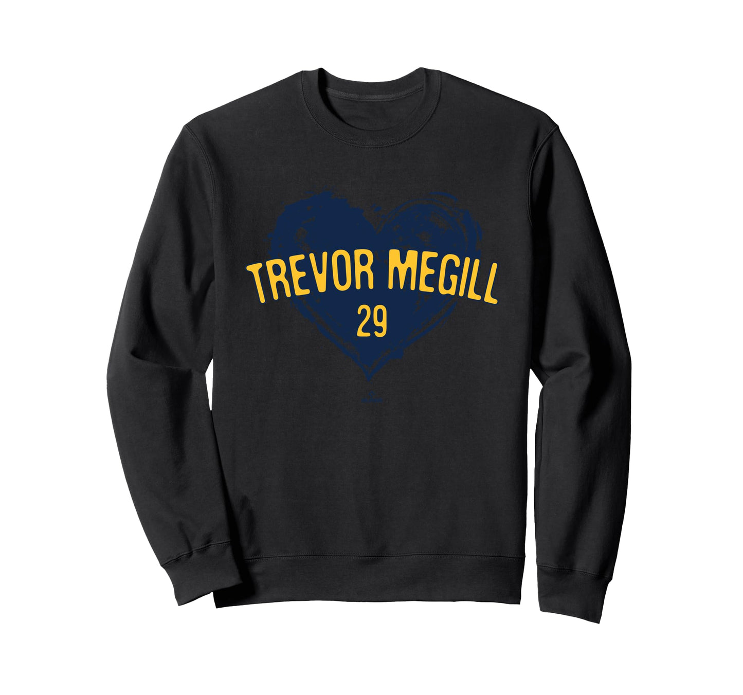 Distressed Heart Trevor Megill Sweatshirt - Minimalist Print Men Women - T-Shirt, Sweatshirt, Hoodie