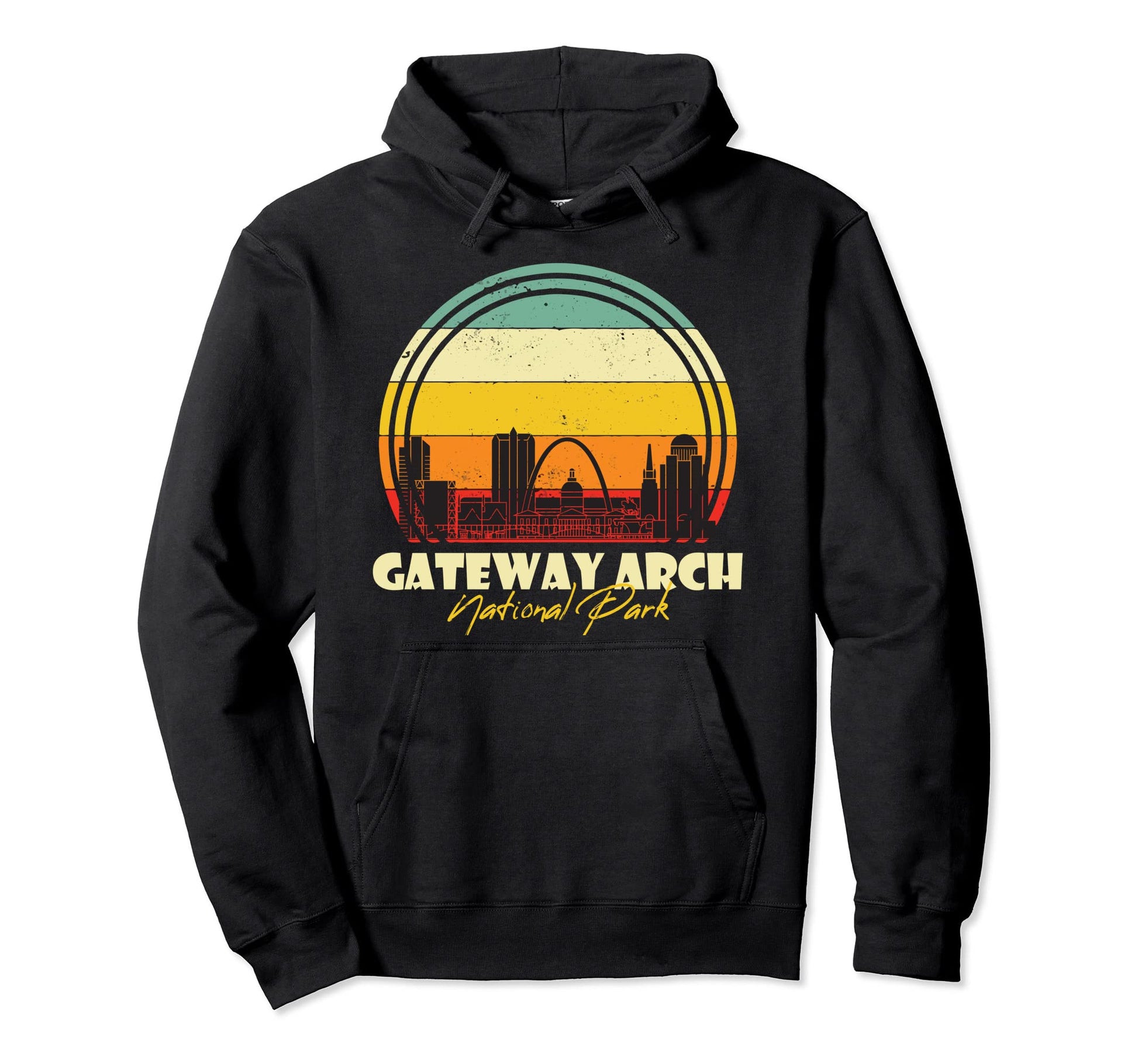 Gateway Arch St Louis National Park Hoodie - Graphic Print Men Women - T-Shirt, Sweatshirt, Hoodie