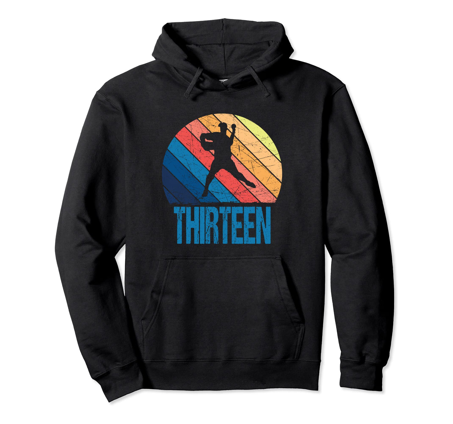 13Th Birthday Baseball 13 Years Old Hoodie - Fun Novelty Design Men Women - T-Shirt, Sweatshirt, Hoodie