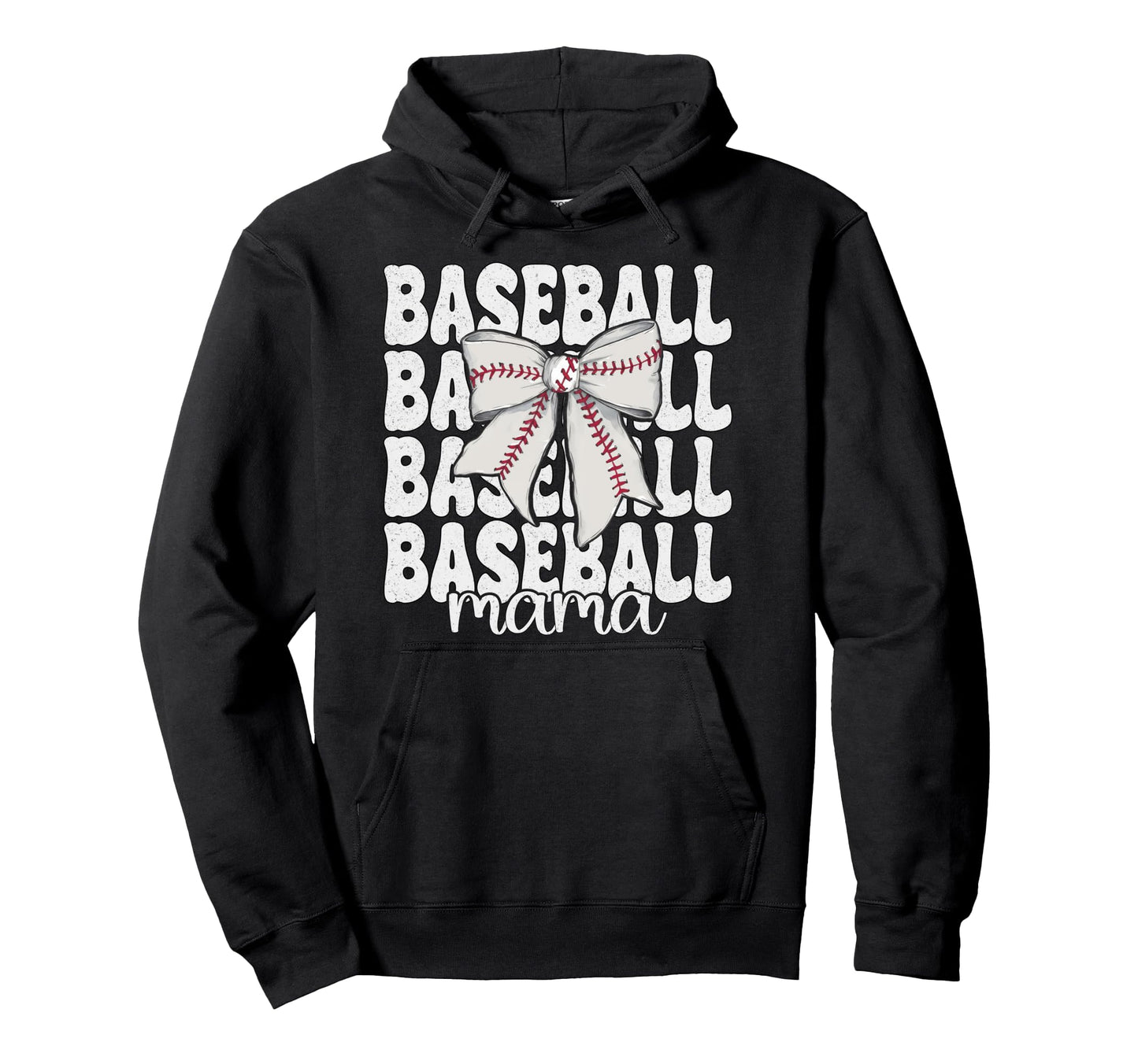 Baseball Mama Baseball Mom Mothers Hoodie - Aesthetic Graphic for Adults - T-Shirt, Sweatshirt, Hoodie