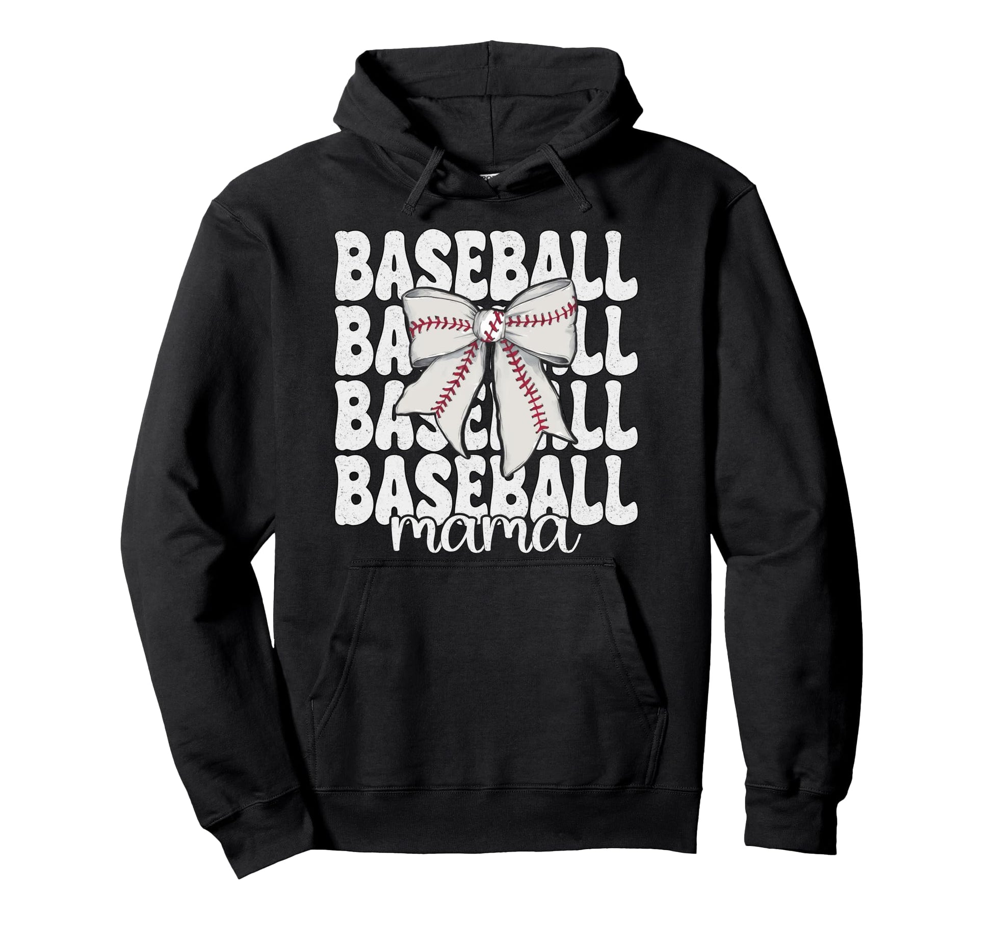 Baseball Mama Baseball Mom Mothers Hoodie - Aesthetic Graphic for Adults - T-Shirt, Sweatshirt, Hoodie
