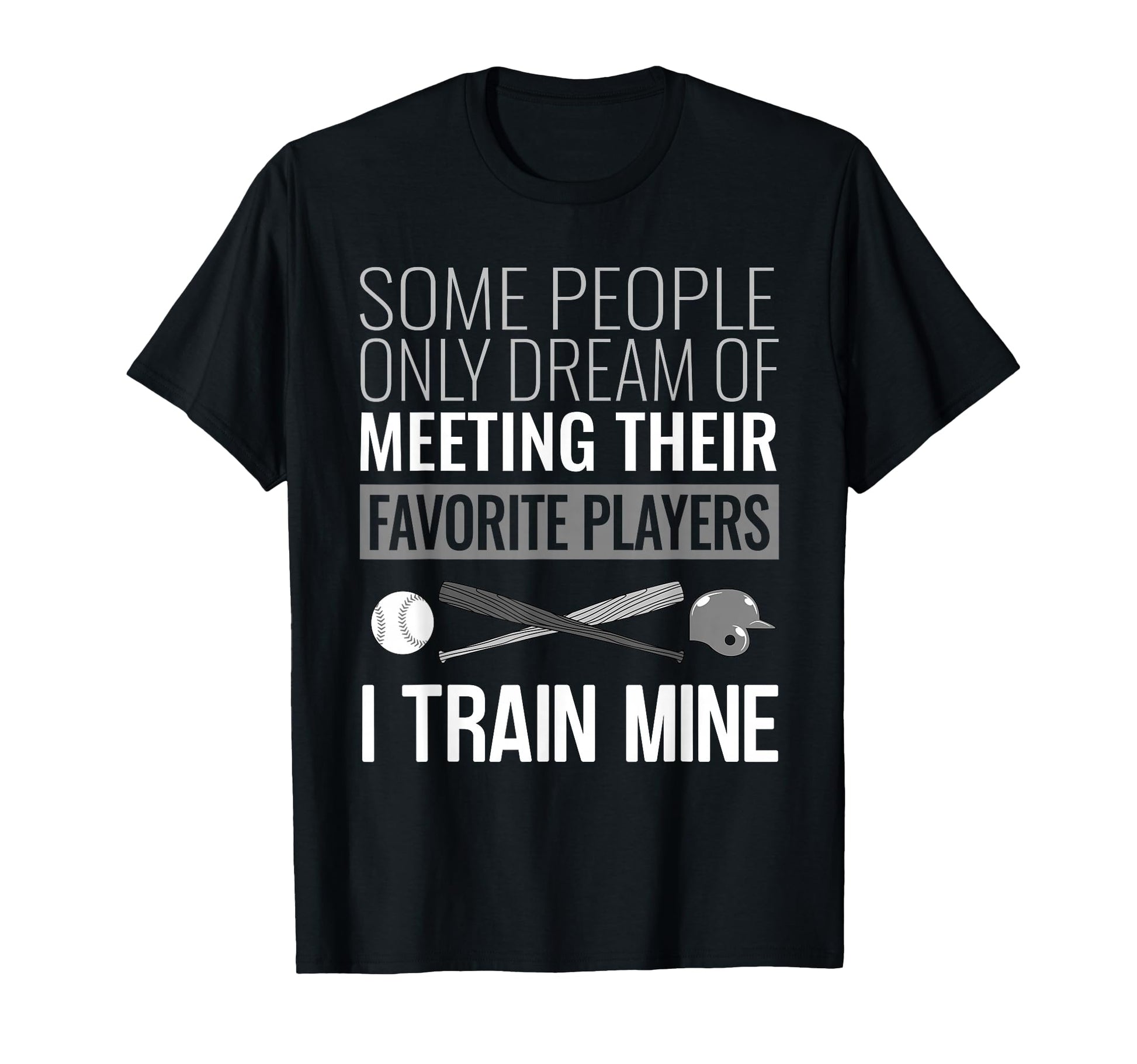 Funny Baseball Coach Trainer Bat And T-Shirt - Minimalist Print Men Women - T-Shirt, Sweatshirt, Hoodie