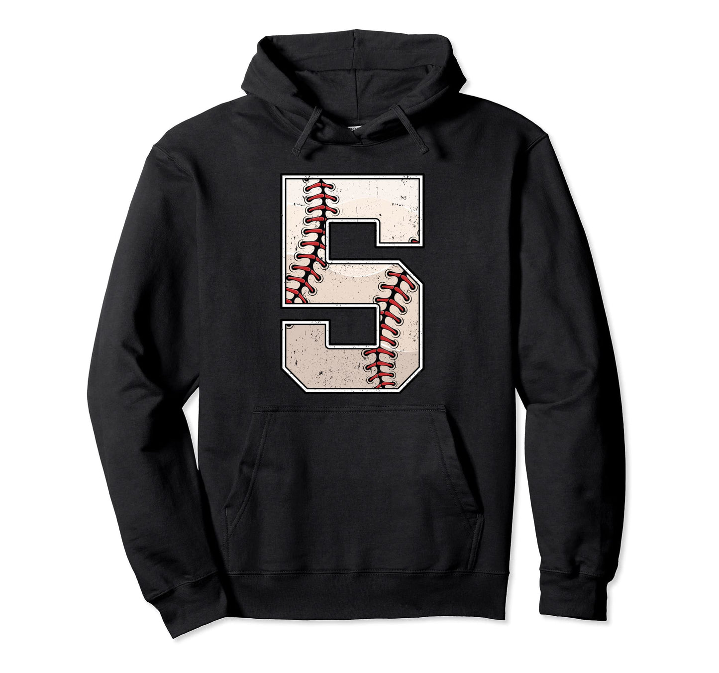 Baseball Birthday Five 5 Years Old Hoodie - Aesthetic Graphic Men Women - T-Shirt, Sweatshirt, Hoodie