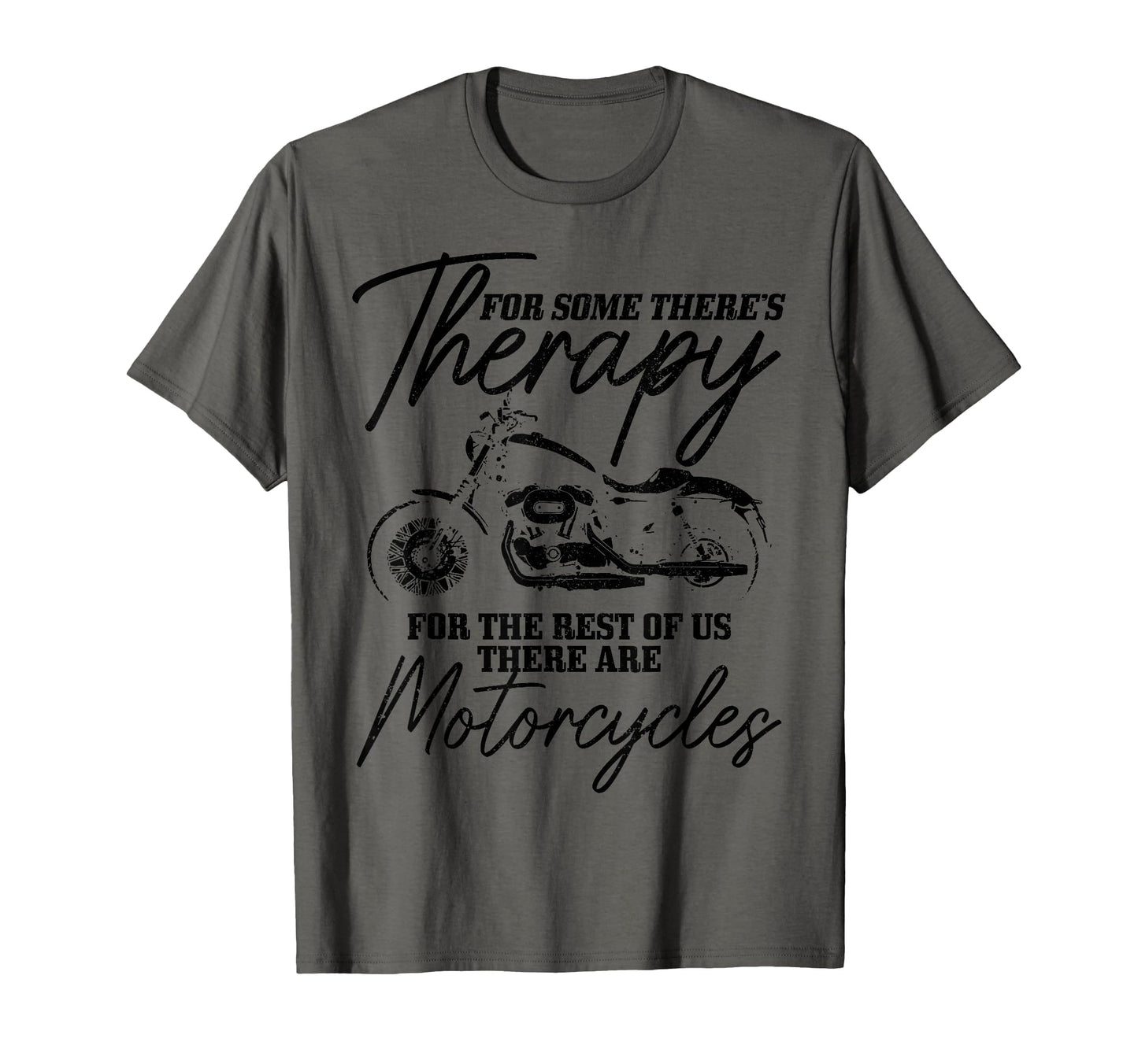 Biker Therapy Motorcycle Funny Biker T-Shirt - Fun Novelty Design Men Women - T-Shirt, Sweatshirt, Hoodie