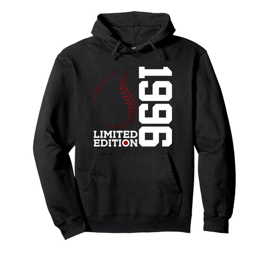 30Th Birthday Baseball 1996 Hoodie - Casual Everyday Wear for Adults - T-Shirt, Sweatshirt, Hoodie