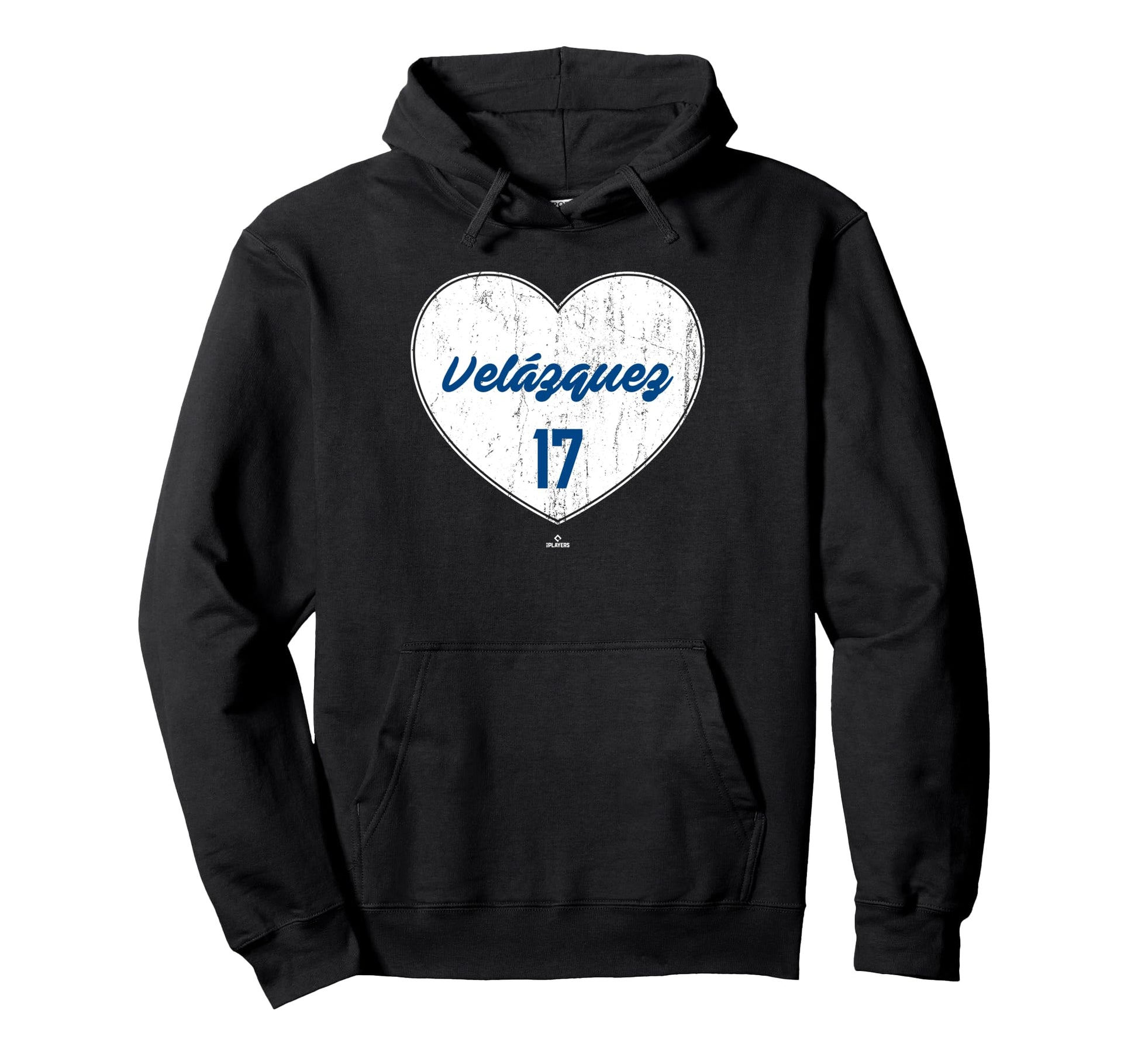 Distressed Heart Nelson Vel Zquez Hoodie - Minimalist Print Men Women - T-Shirt, Sweatshirt, Hoodie