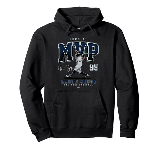 Aaron Judge 2025 Al Mvp New York Hoodie - Custom Art Print Men Women - T-Shirt, Sweatshirt, Hoodie