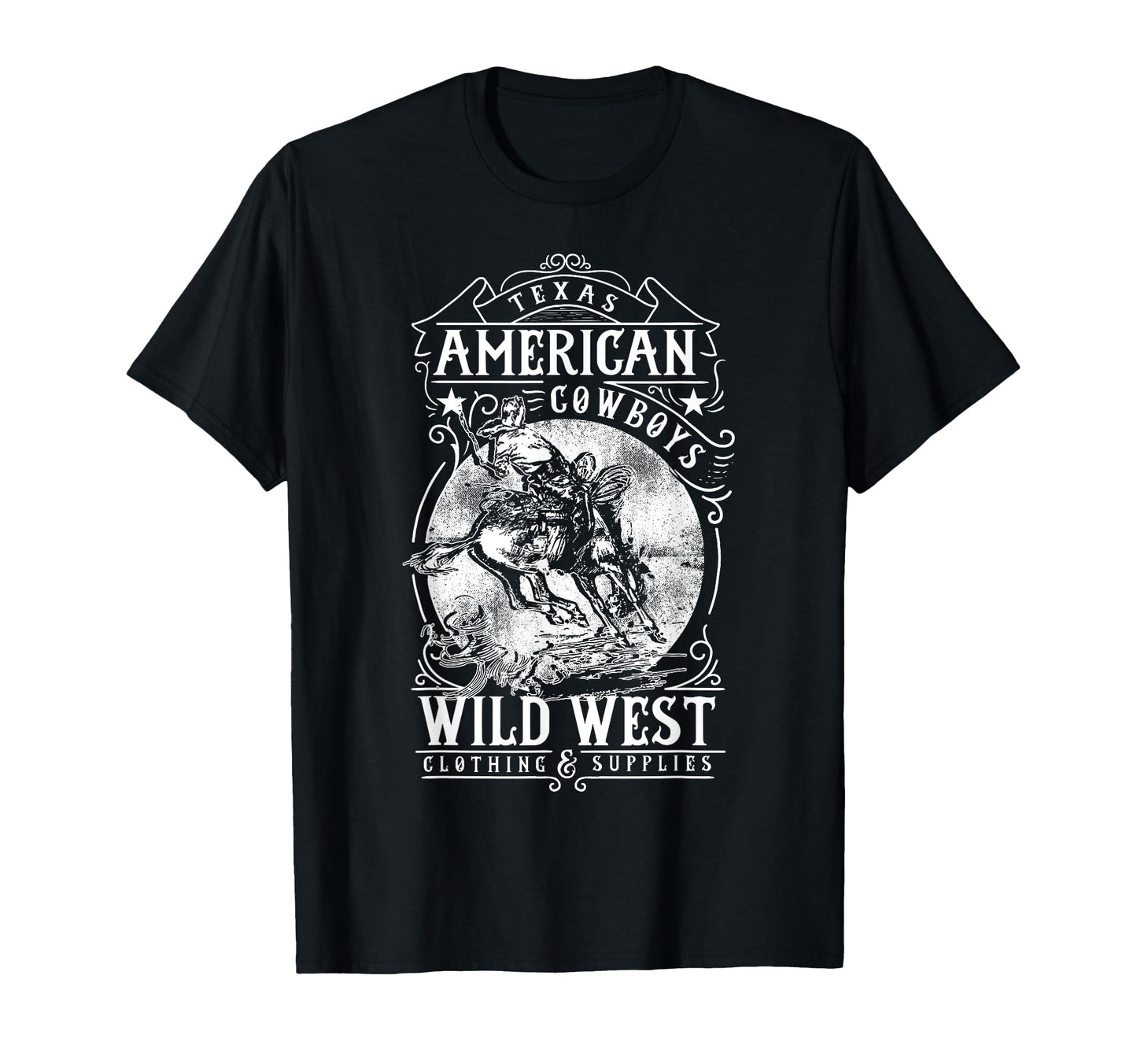 American Cowboys Wild West Cowboys T-Shirt - Graphic Print Men Women - T-Shirt, Sweatshirt, Hoodie