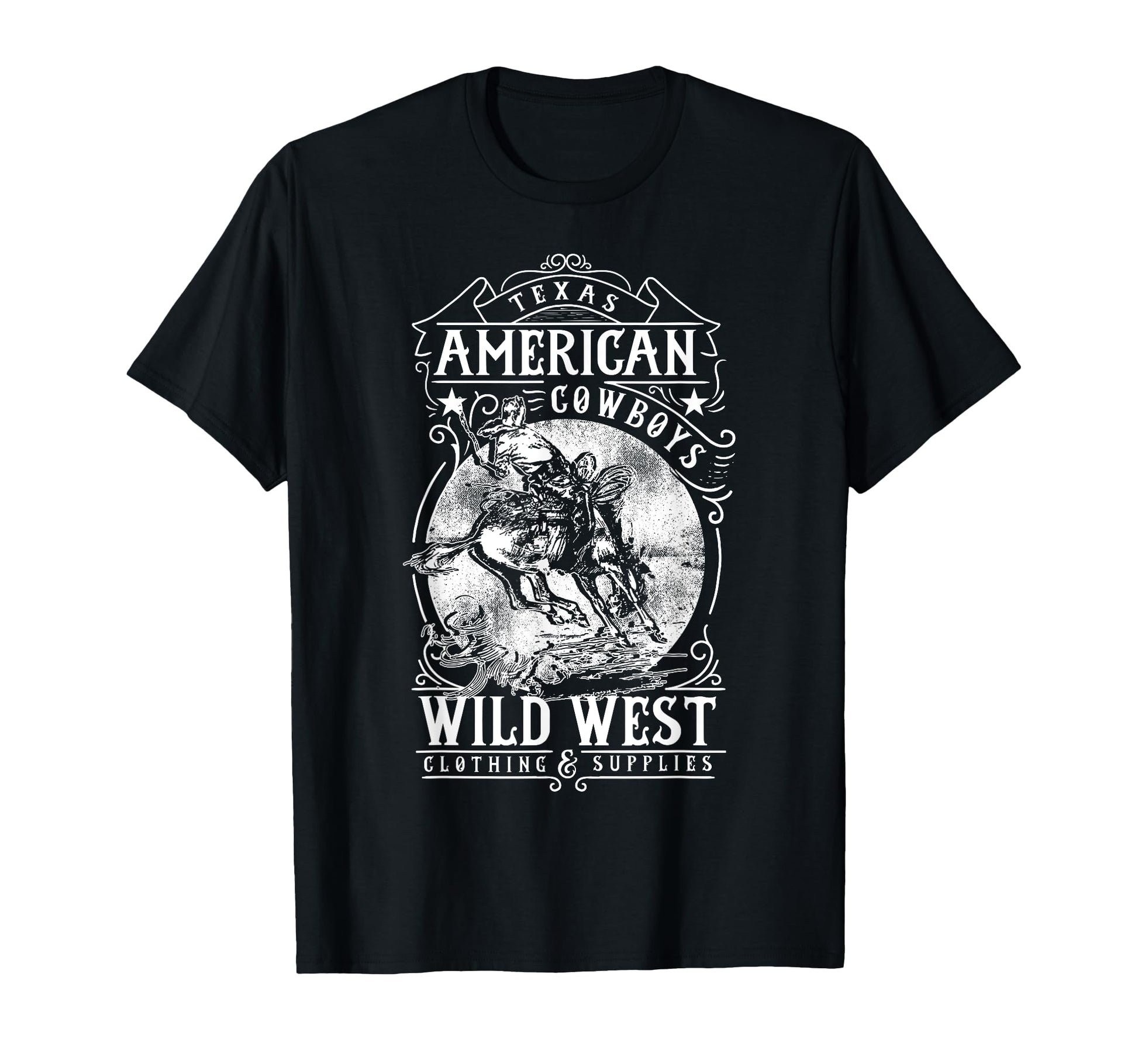 American Cowboys Wild West Cowboys T-Shirt - Graphic Print Men Women - T-Shirt, Sweatshirt, Hoodie