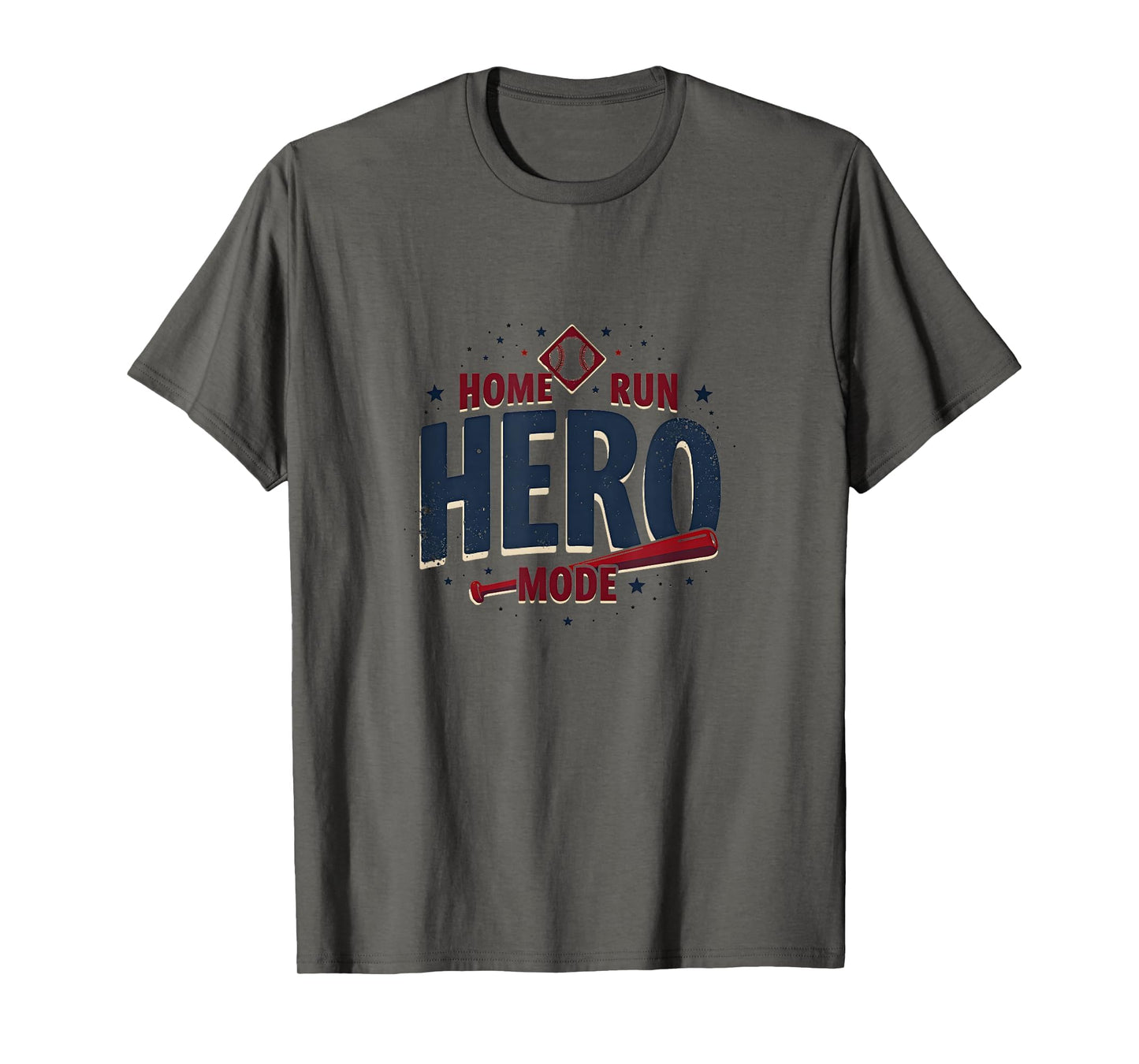 Home Run Hero Mode Baseball T-Shirt - Aesthetic Graphic Unisex - T-Shirt, Sweatshirt, Hoodie