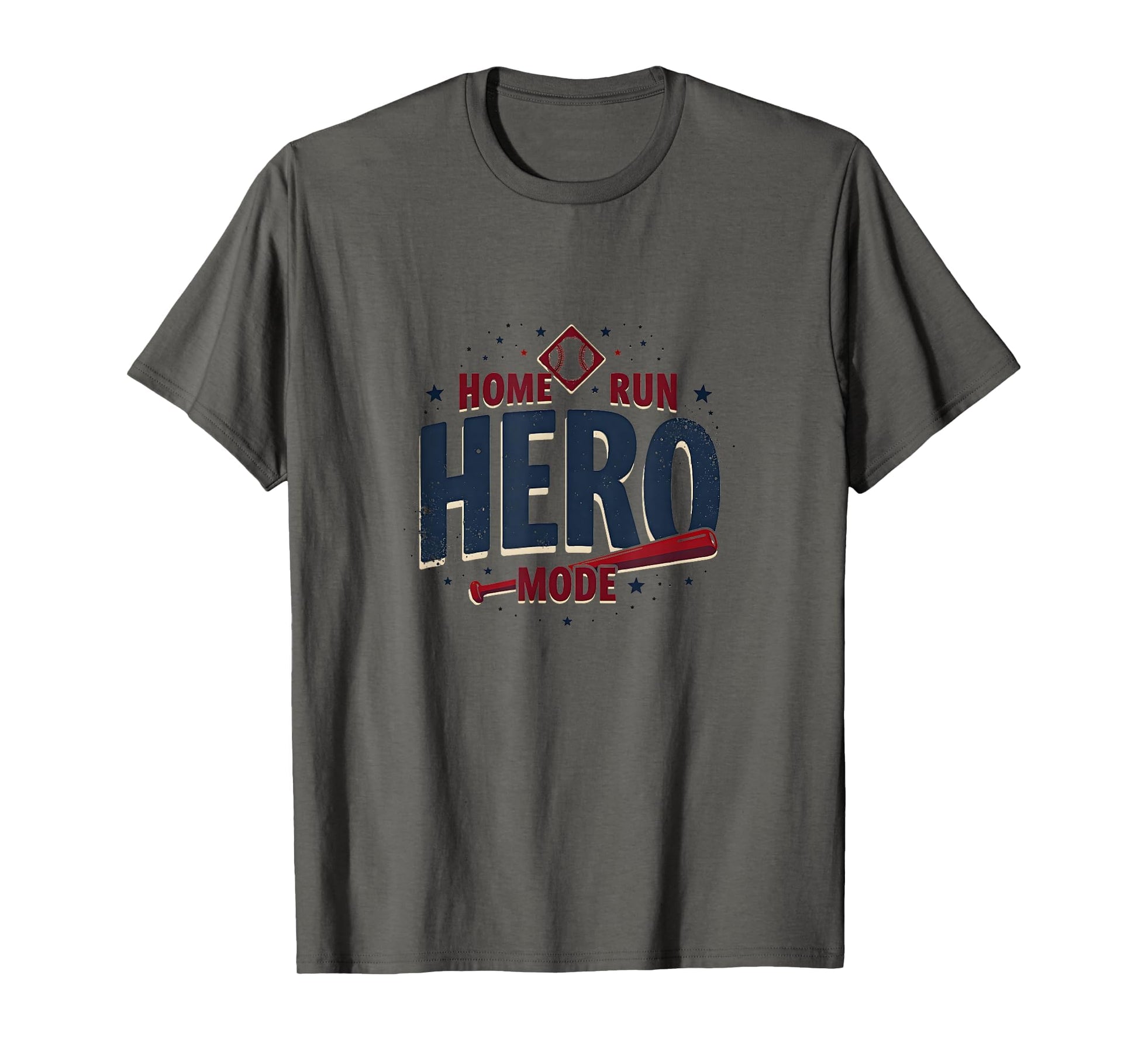 Home Run Hero Mode Baseball T-Shirt - Aesthetic Graphic Unisex - T-Shirt, Sweatshirt, Hoodie