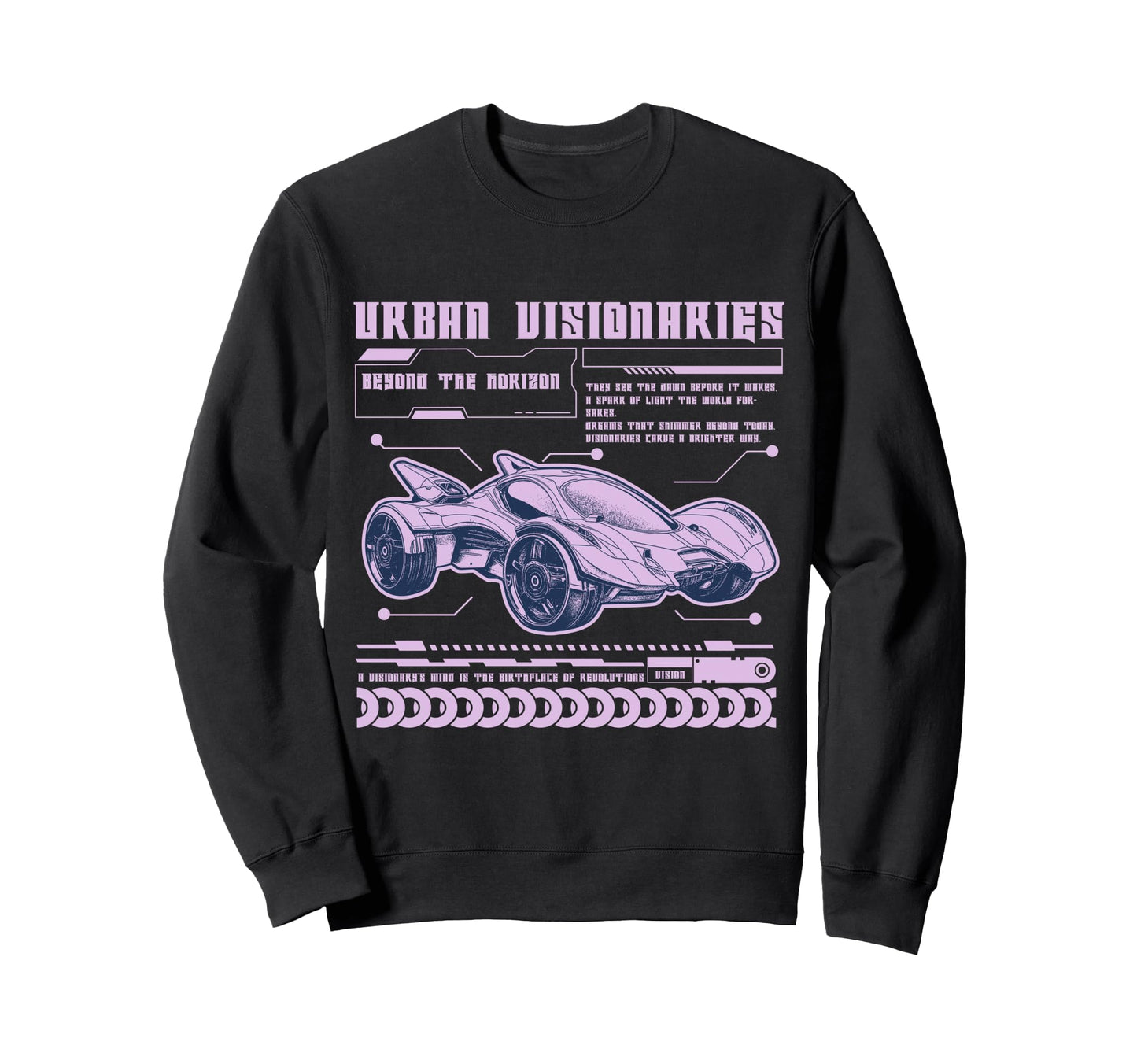 Y2K Visionaries Bold Urban Sweatshirt - Streetwear Style Men Women - T-Shirt, Sweatshirt, Hoodie