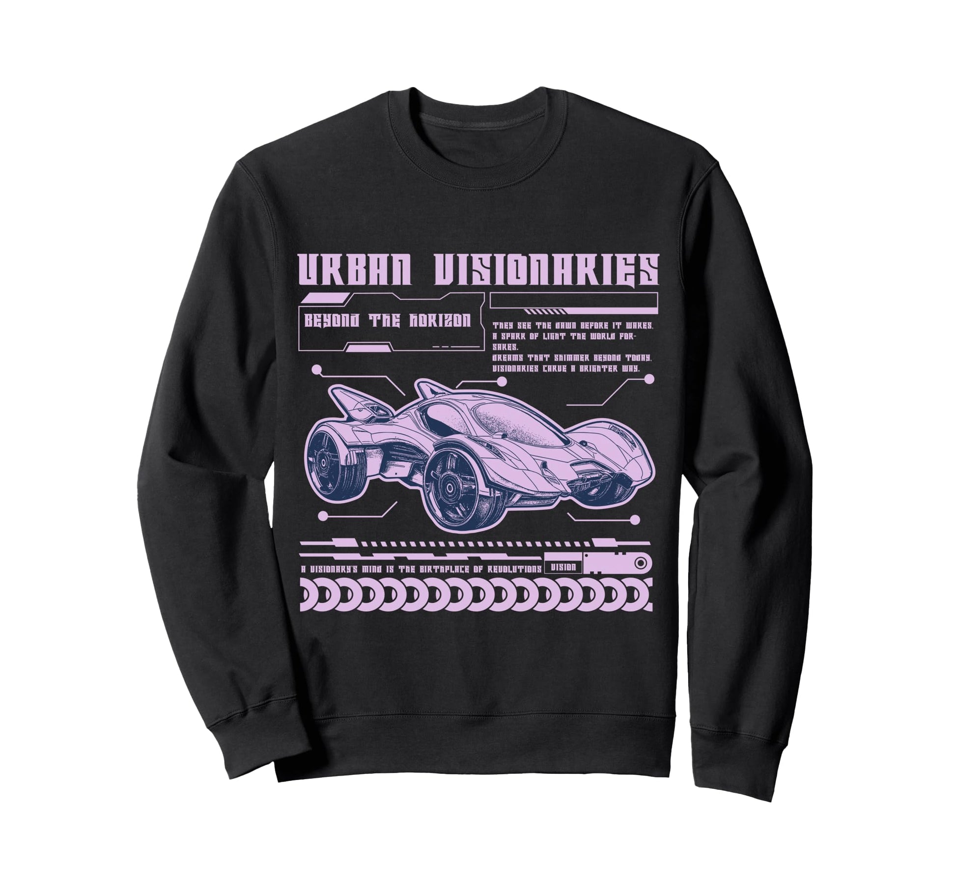 Y2K Visionaries Bold Urban Sweatshirt - Streetwear Style Men Women - T-Shirt, Sweatshirt, Hoodie