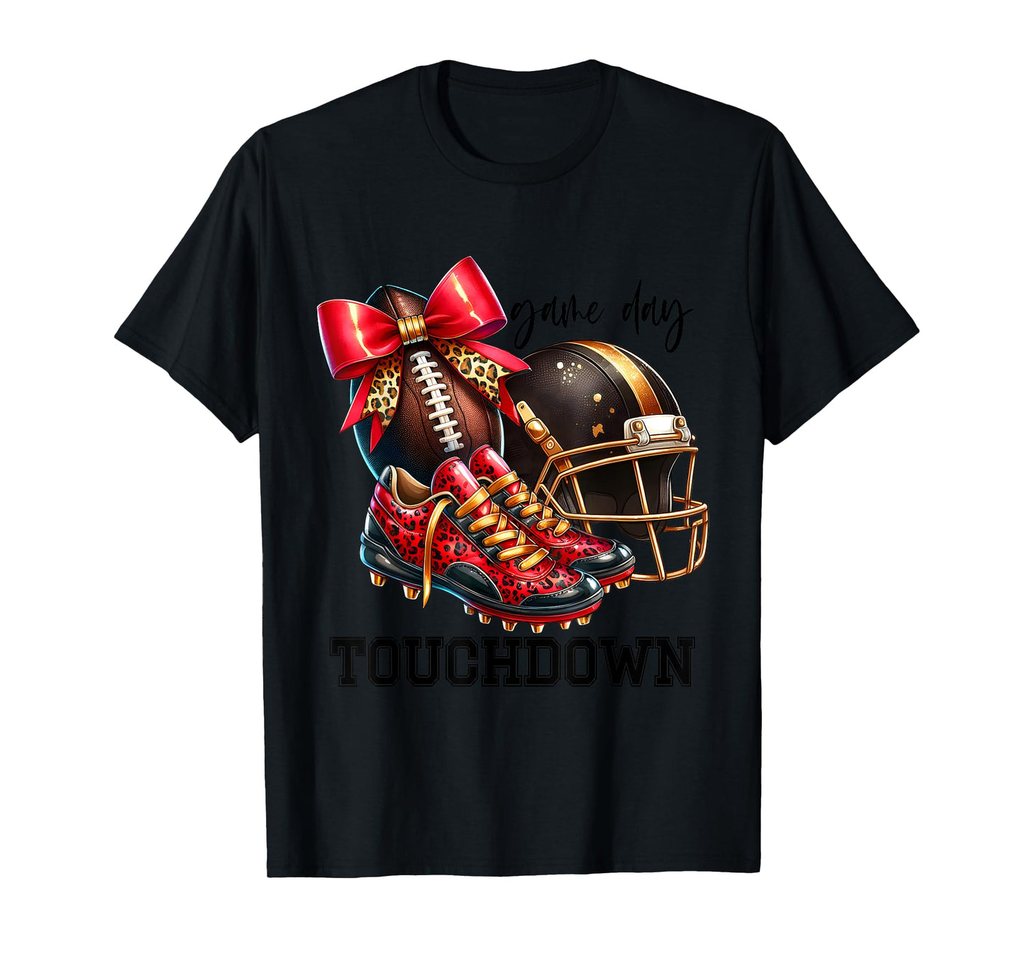 Baseball Bow And Shoes Game Day T-Shirt - Streetwear Style Unisex - T-Shirt, Sweatshirt, Hoodie