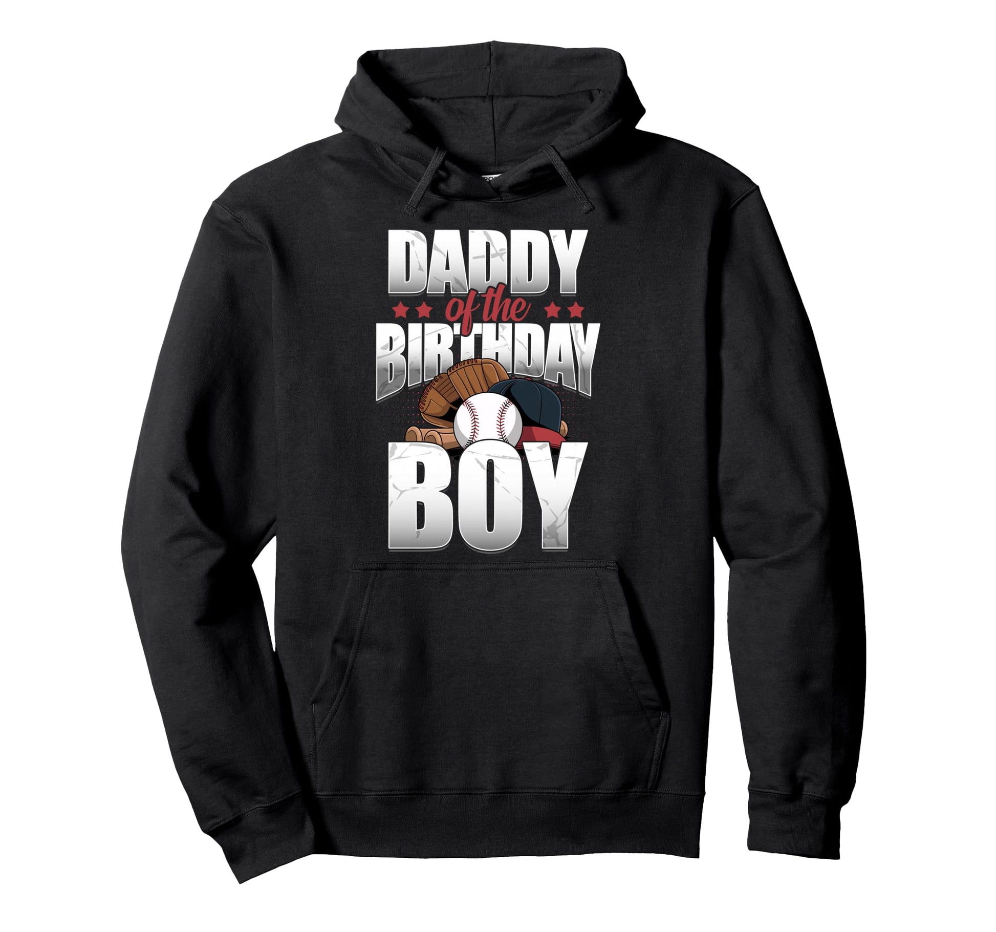 Daddy Birthday Matching Baseball Hoodie - Novelty Apparel for Adults - T-Shirt, Sweatshirt, Hoodie