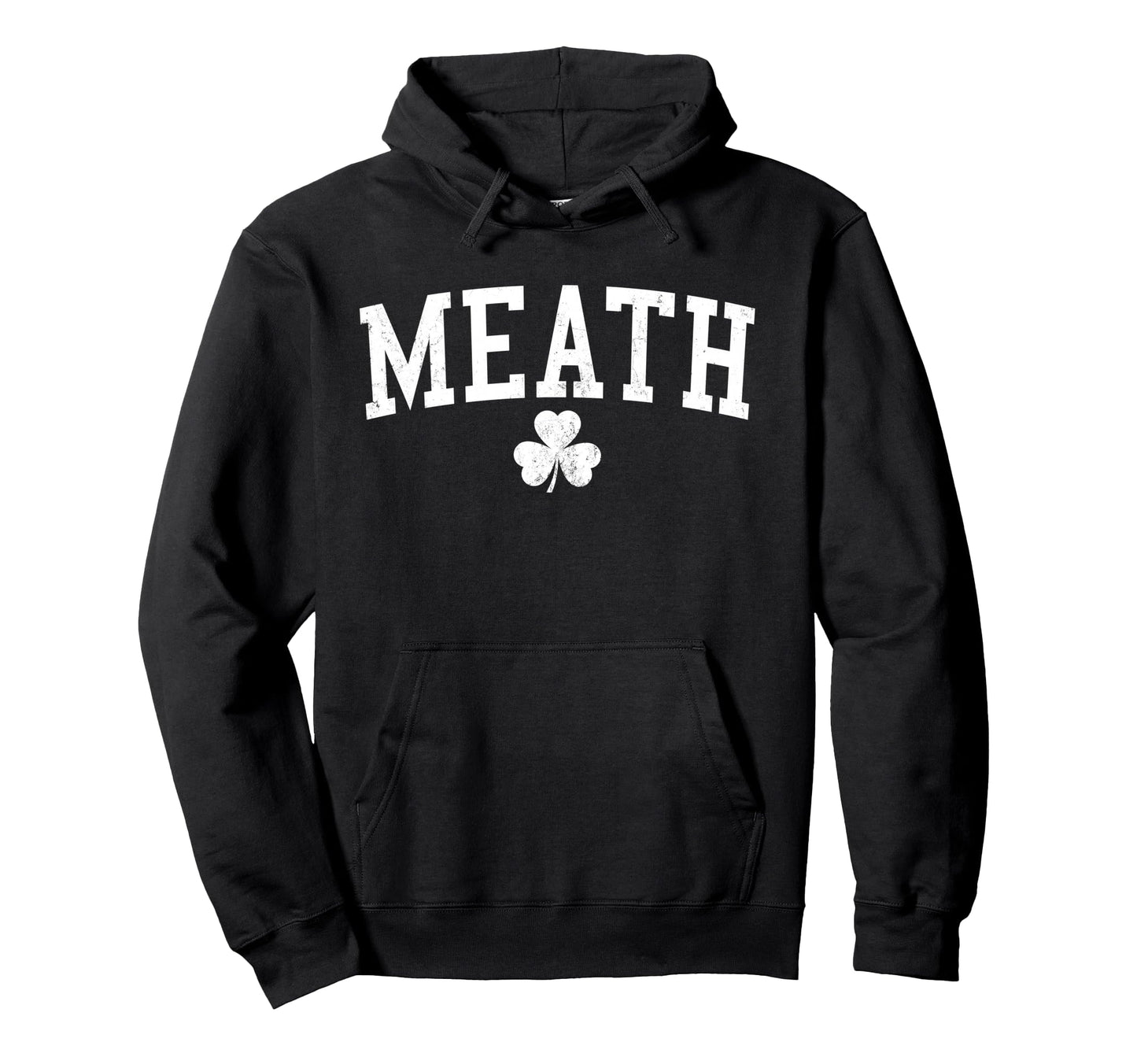 Meath Ireland St Patricks Day Distressed Hoodie - Minimalist Print Unisex - T-Shirt, Sweatshirt, Hoodie