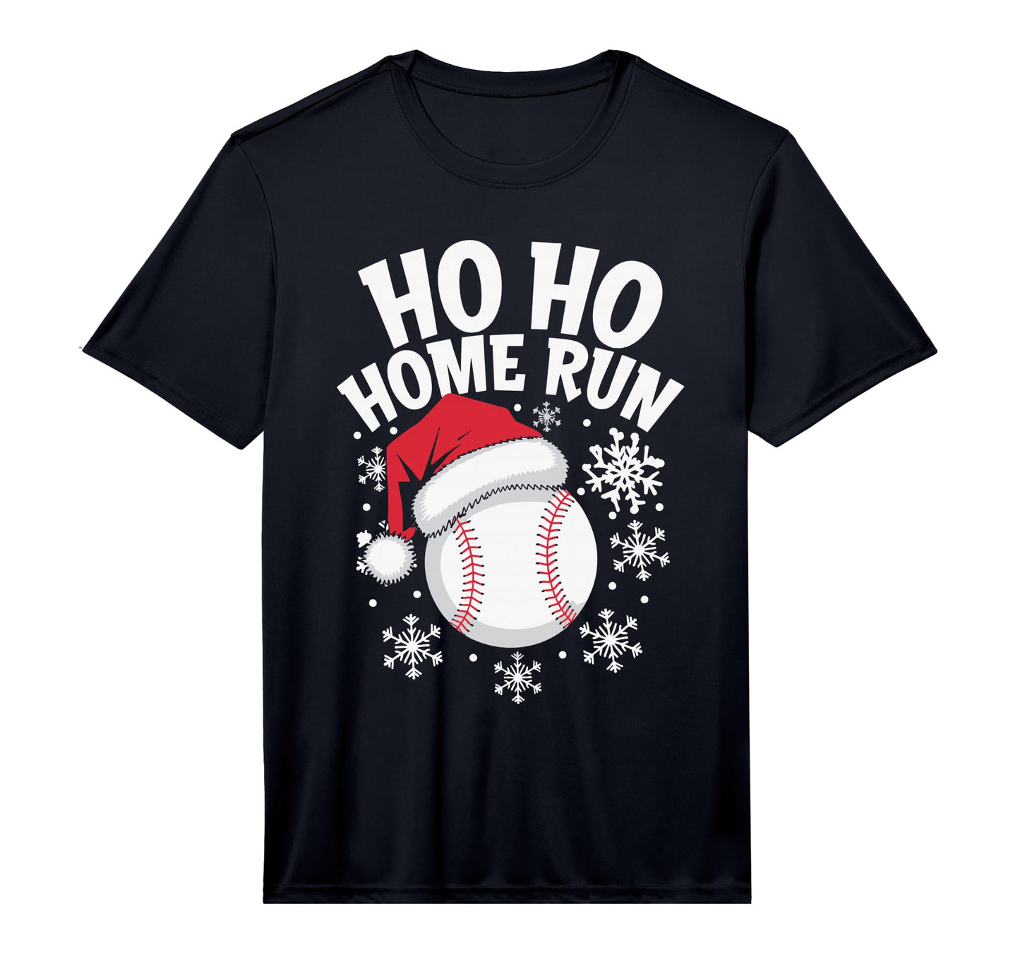 Ho Ho Home Run Performance T-Shirt - Graphic Print Men Women - T-Shirt, Sweatshirt, Hoodie