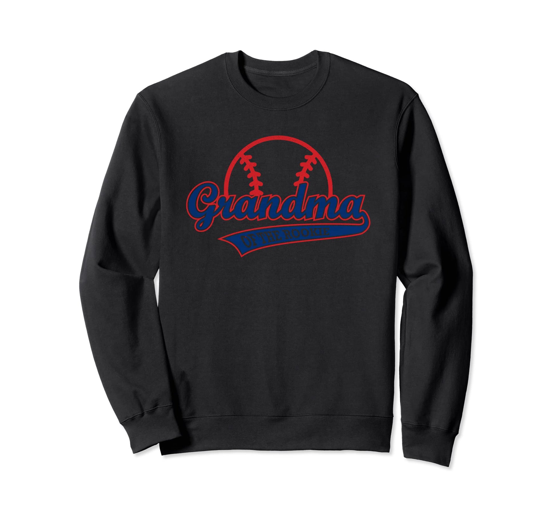 Funny Baseball Grandma Rookie Sweatshirt - Minimalist Print for Adults - T-Shirt, Sweatshirt, Hoodie