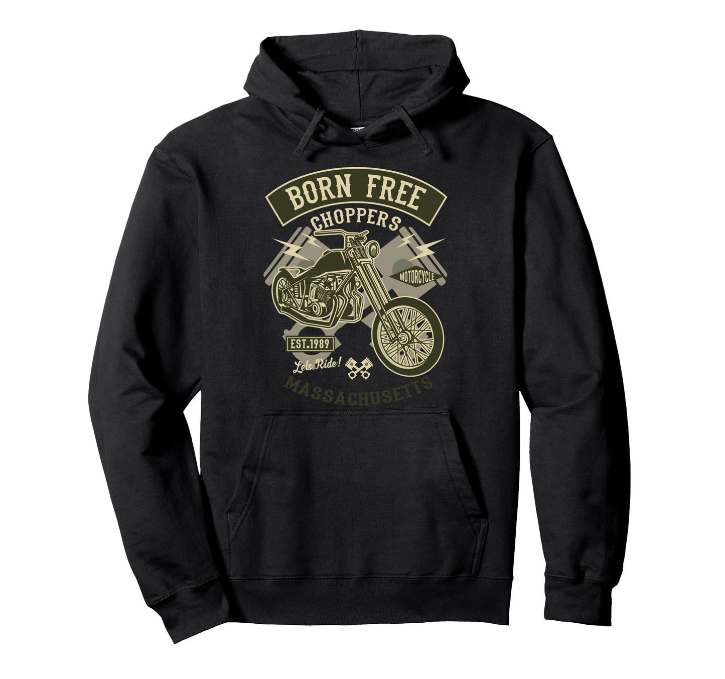 Motorcycle Bike Racing Biker Gift Hoodie - Fun Novelty Design for Adults - T-Shirt, Sweatshirt, Hoodie