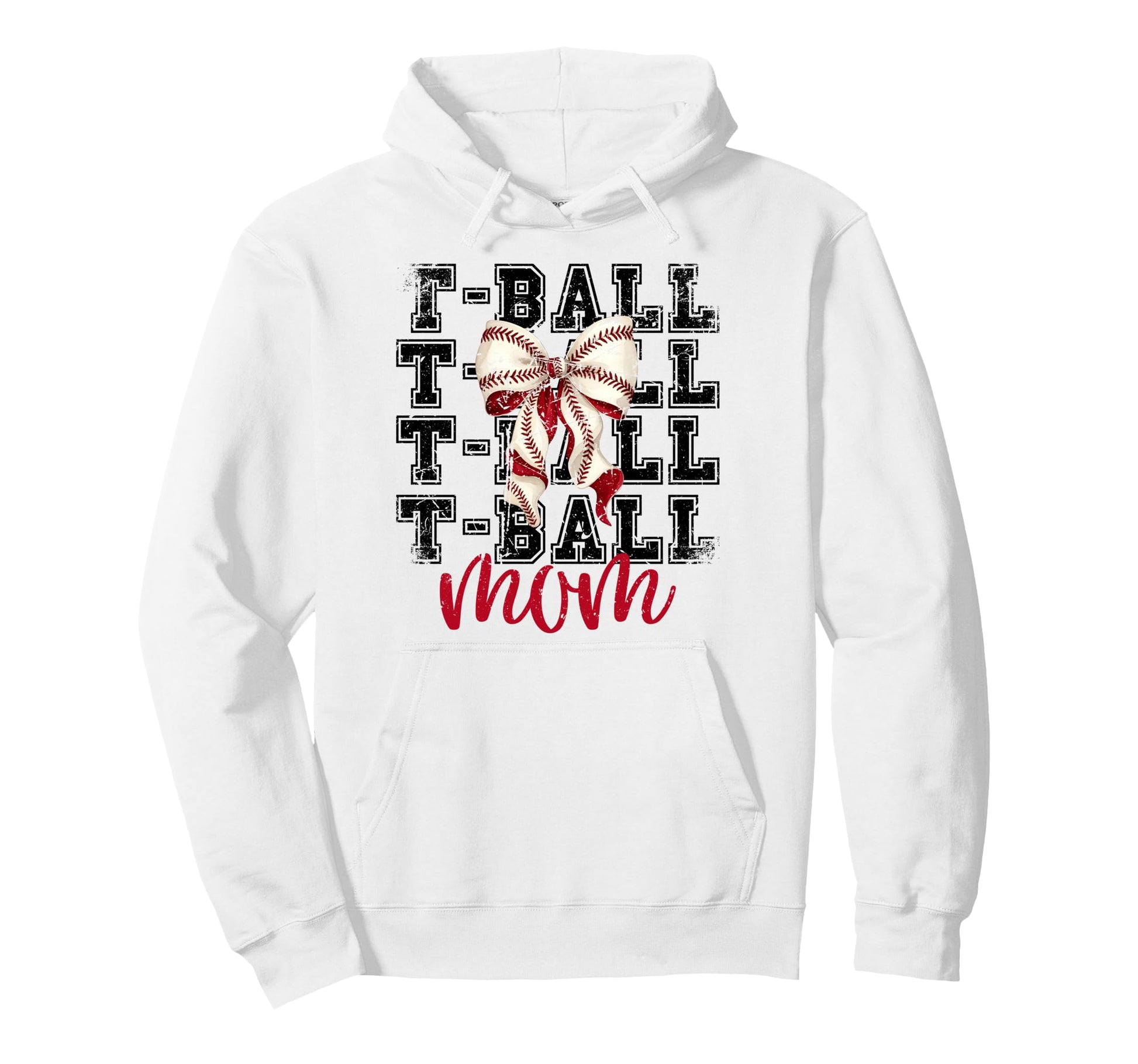 Tball Mom Teeball T Ball Coquette Hoodie - Fun Novelty Design Men Women - T-Shirt, Sweatshirt, Hoodie