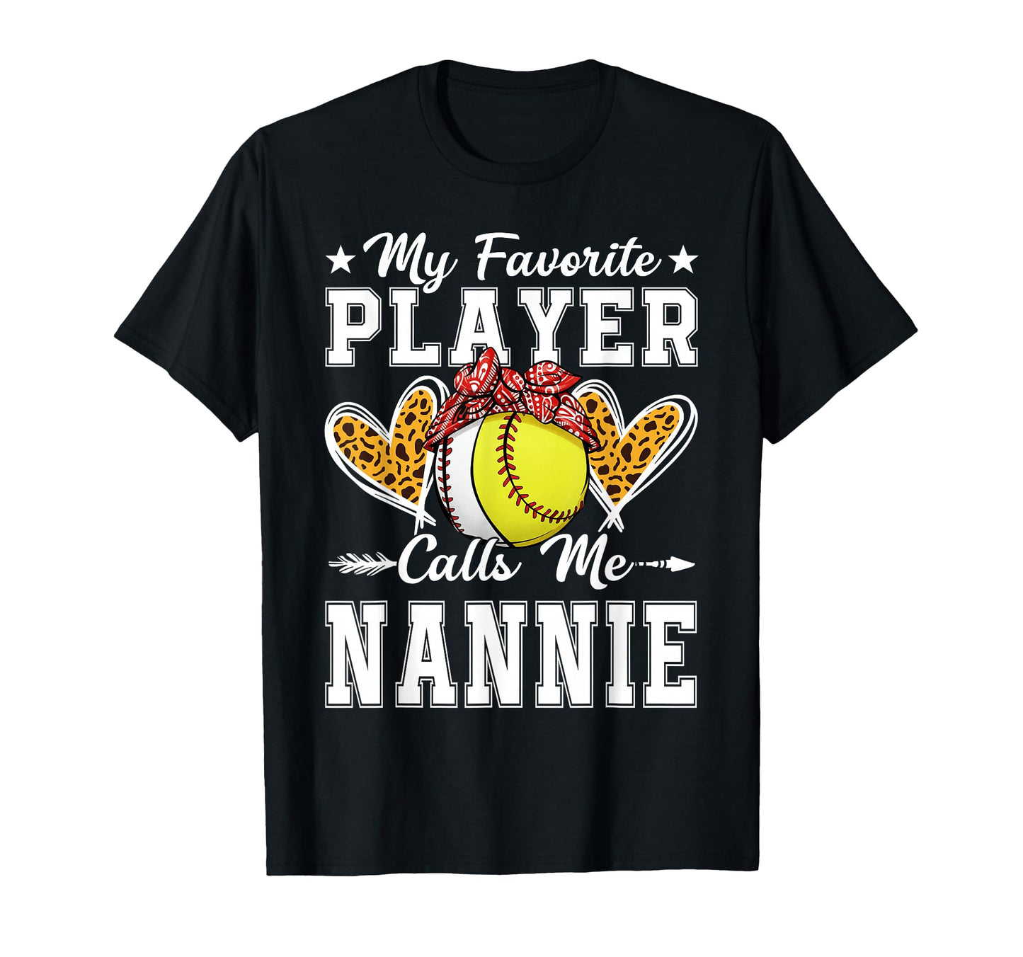 My Favorite Player Calls Me Nannie T-Shirt - Custom Art Print Unisex - T-Shirt, Sweatshirt, Hoodie