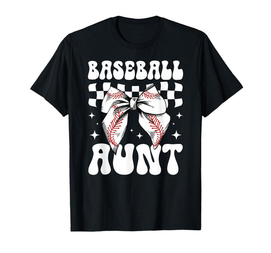 Baseball Aunt Baseball Player Auntie T-Shirt - Fun Novelty Design Unisex - T-Shirt, Sweatshirt, Hoodie