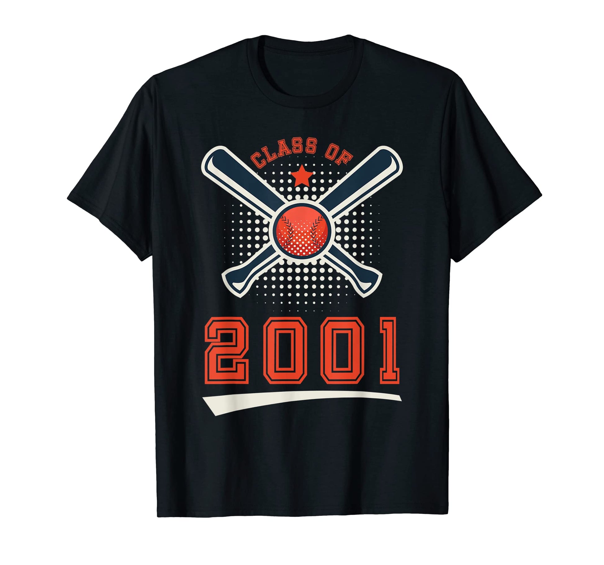Class 2001 School Graduation Baseball T-Shirt - Streetwear Style Men Women - T-Shirt, Sweatshirt, Hoodie