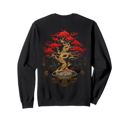 Back Y2K Streetwear Bonsai Sweatshirt - Unique Graphic Men Women - T-Shirt, Sweatshirt, Hoodie