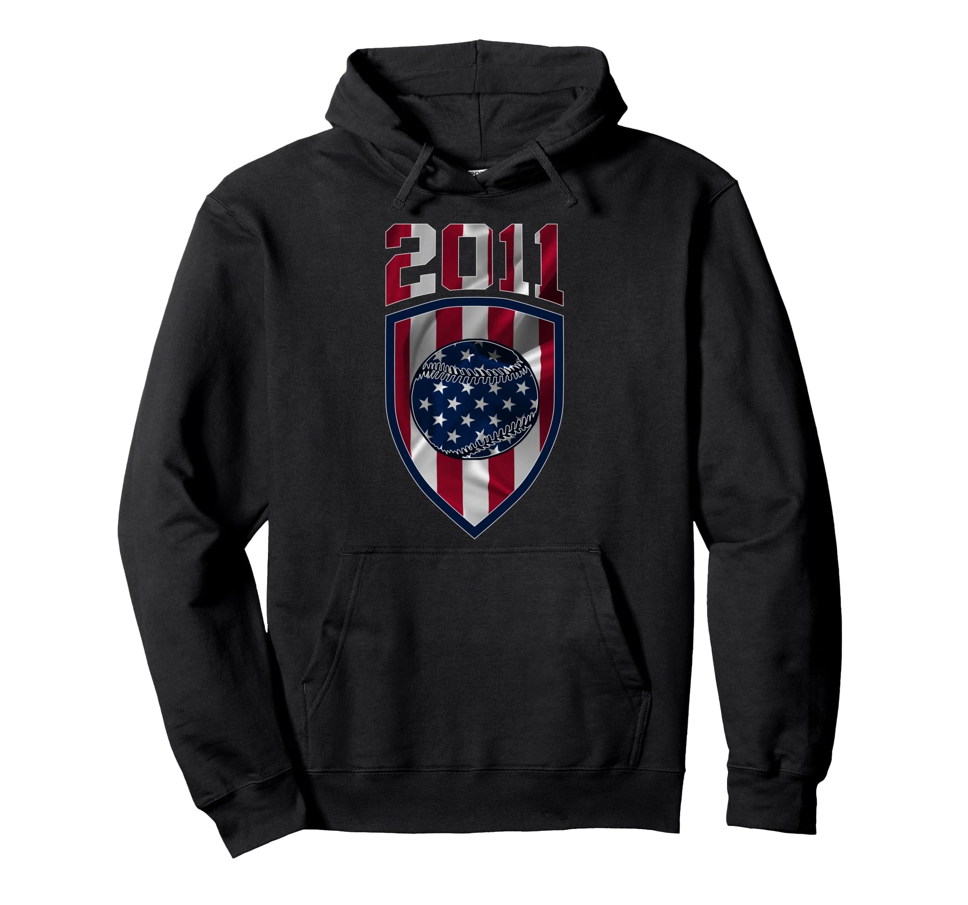 2011 Baseball 15Th Birthday Hoodie - Casual Everyday Wear Unisex - T-Shirt, Sweatshirt, Hoodie
