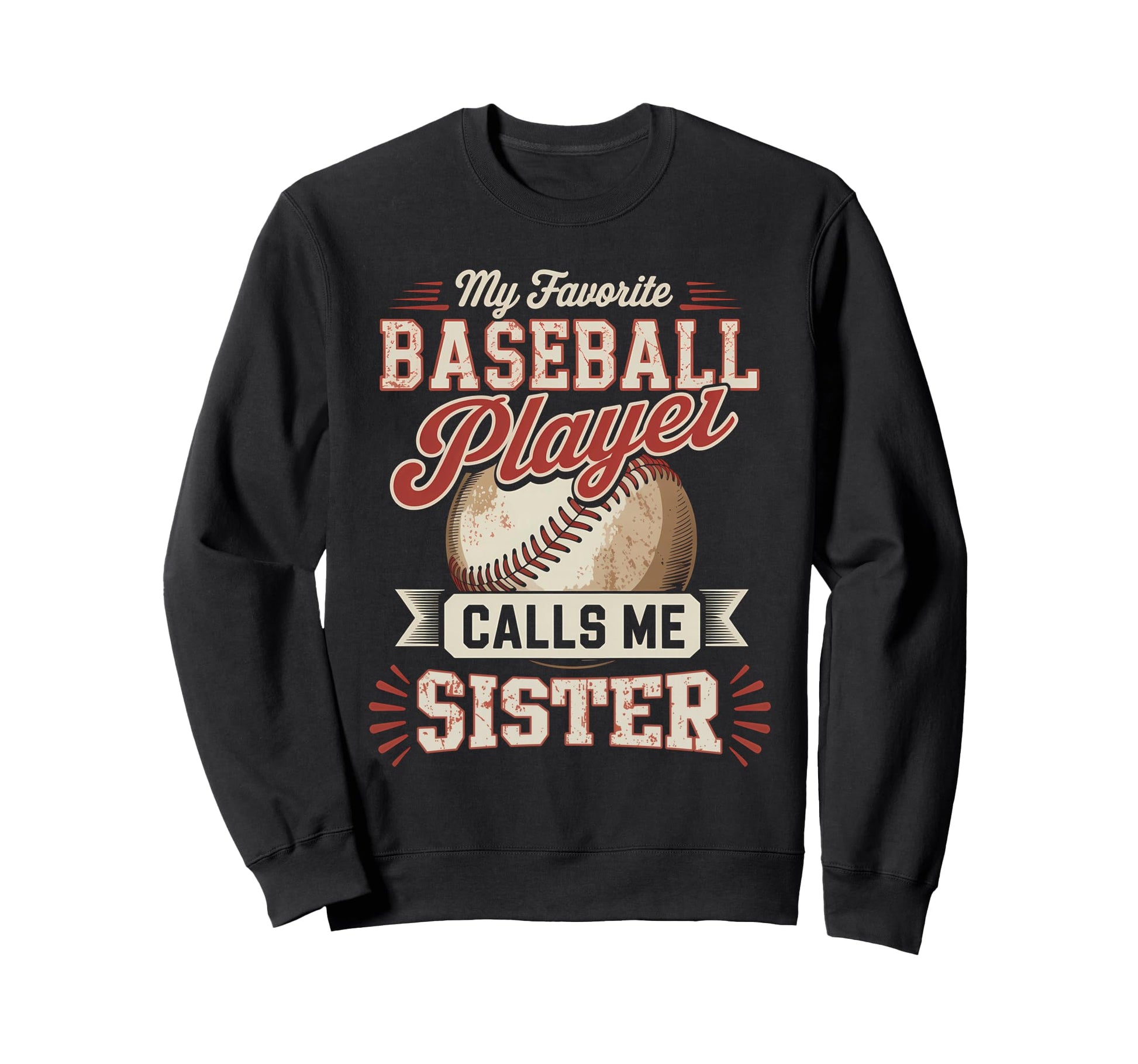 My Favorite Baseball Player Calls Me Sweatshirt - Aesthetic Graphic Unisex - T-Shirt, Sweatshirt, Hoodie
