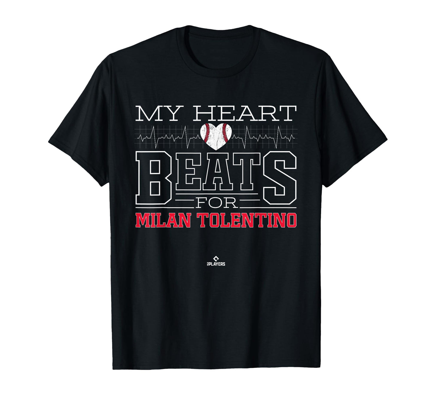 My Heart Beats Milan Tolentino T-Shirt - Novelty Apparel for Adults - T-Shirt, Sweatshirt, Hoodie