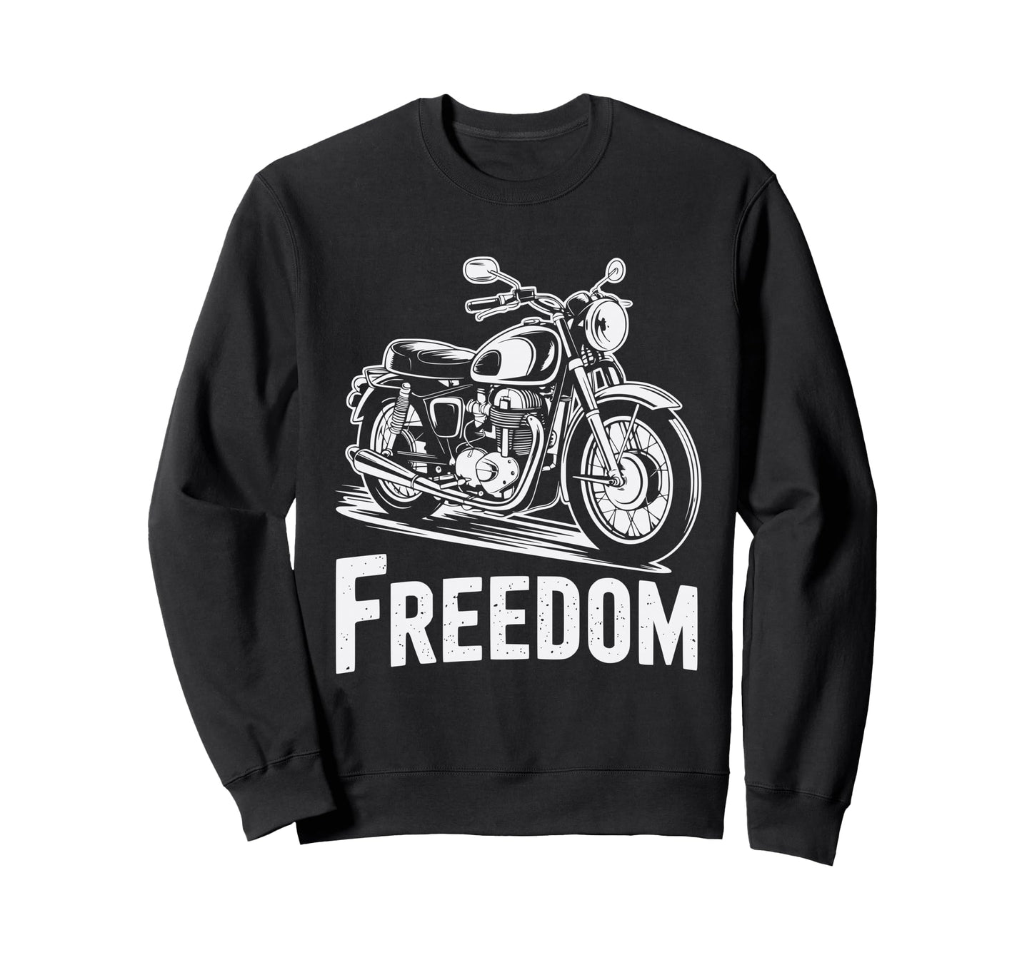 Motorcycle Motorbike Biker Sweatshirt - Fun Novelty Design Men Women - T-Shirt, Sweatshirt, Hoodie