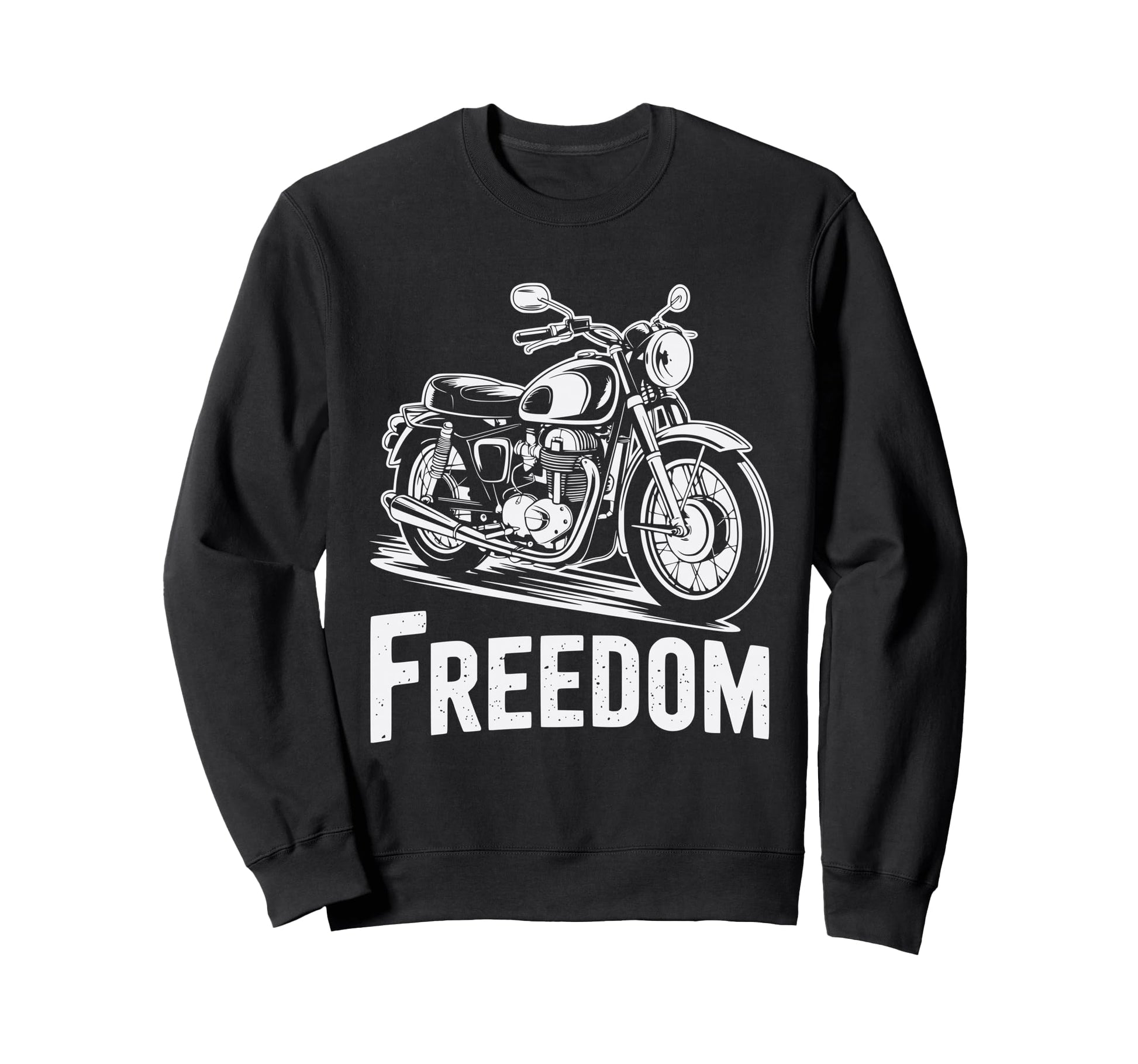 Motorcycle Motorbike Biker Sweatshirt - Fun Novelty Design Men Women - T-Shirt, Sweatshirt, Hoodie