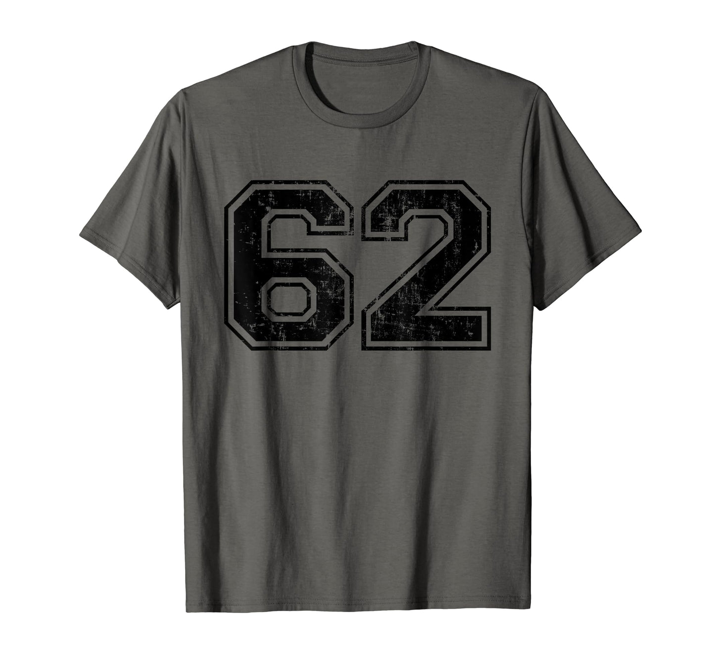 Number 62 Varsity Distressed Sport T-Shirt - Streetwear Style Men Women - T-Shirt, Sweatshirt, Hoodie
