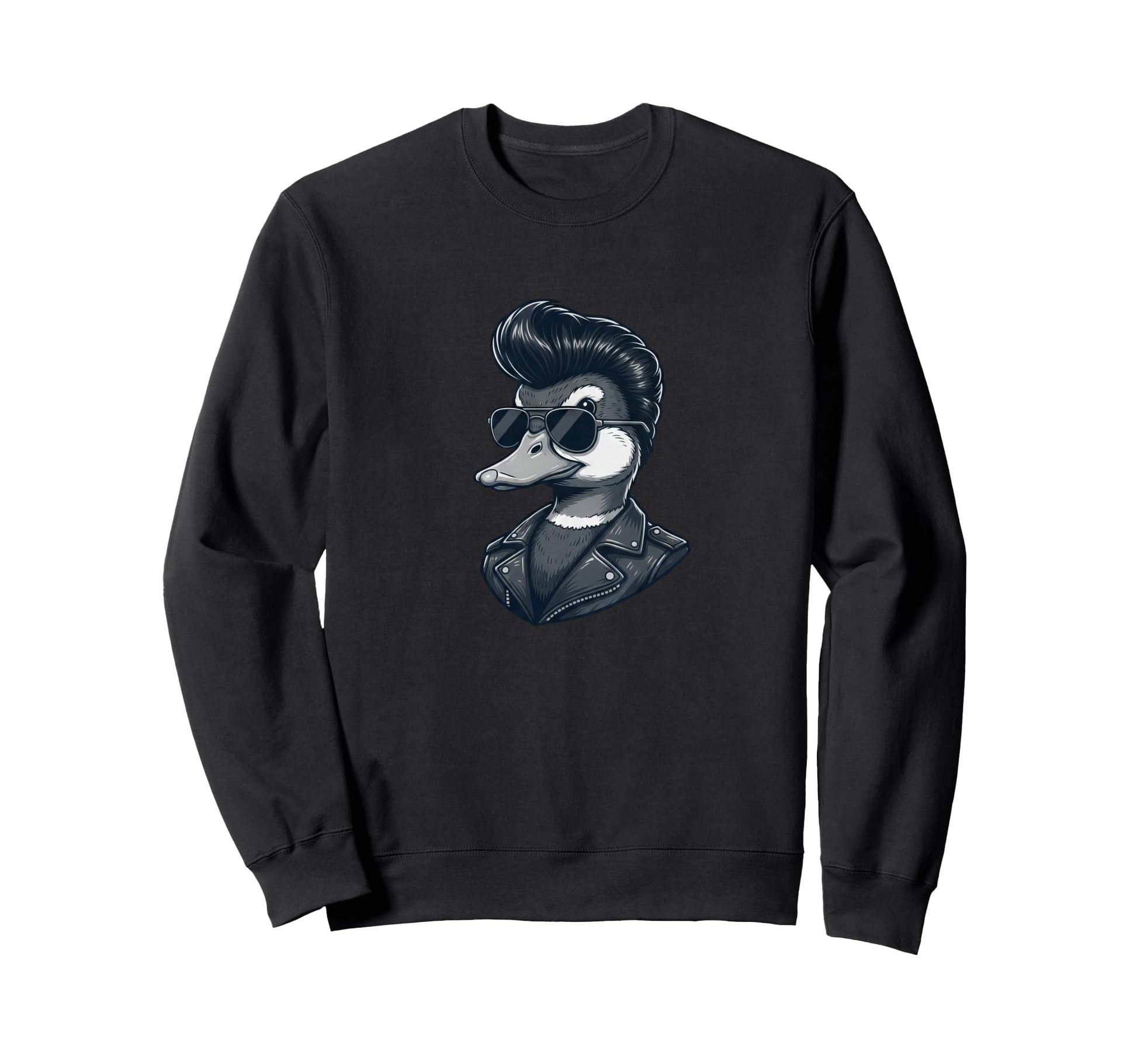 Duck Sunglasses Rockabilly Vibe Sweatshirt - Novelty Apparel Unisex - T-Shirt, Sweatshirt, Hoodie