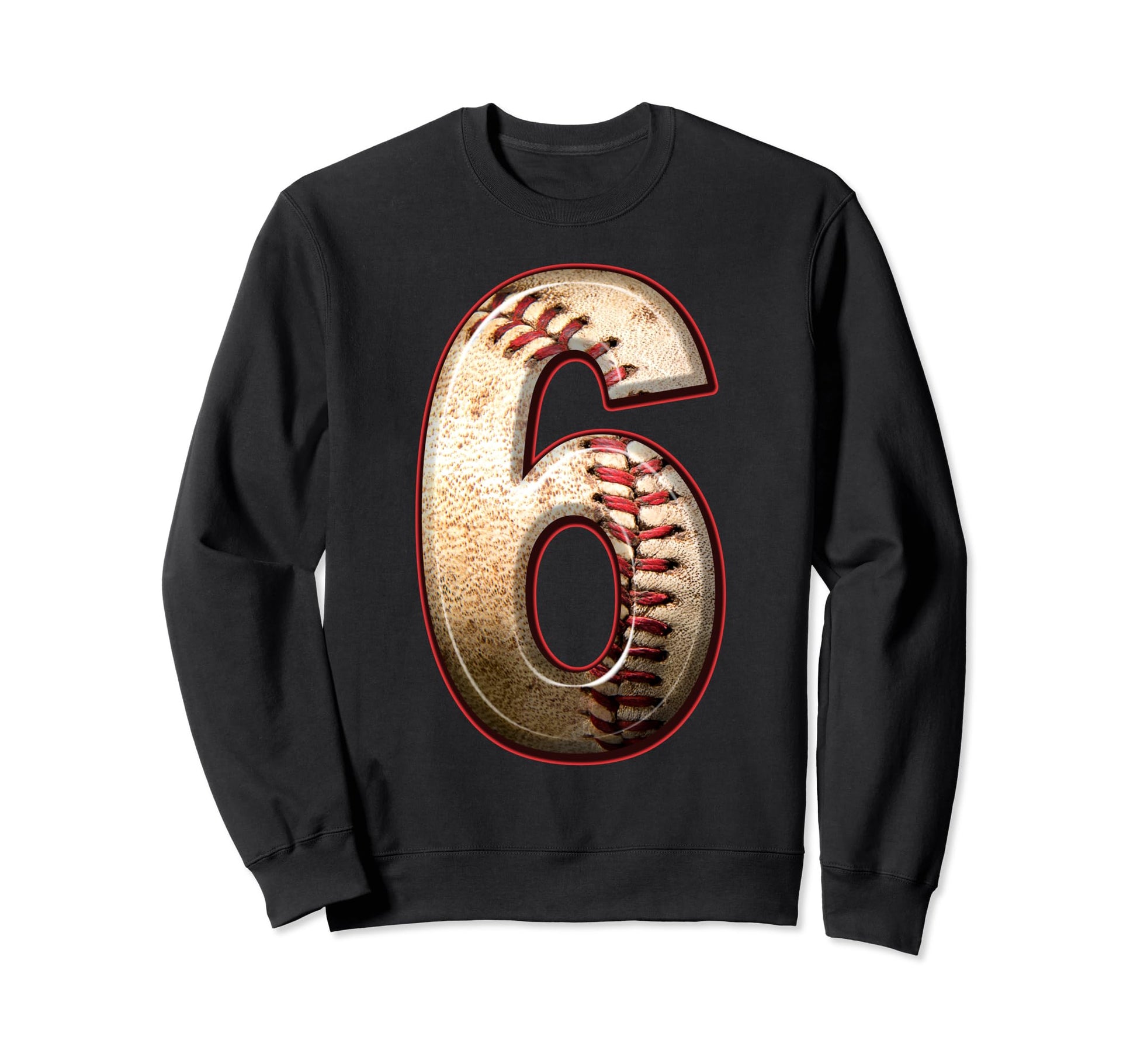 Baseball Birthday Six 6Th Birthday Sweatshirt - Fun Novelty Design Unisex - T-Shirt, Sweatshirt, Hoodie