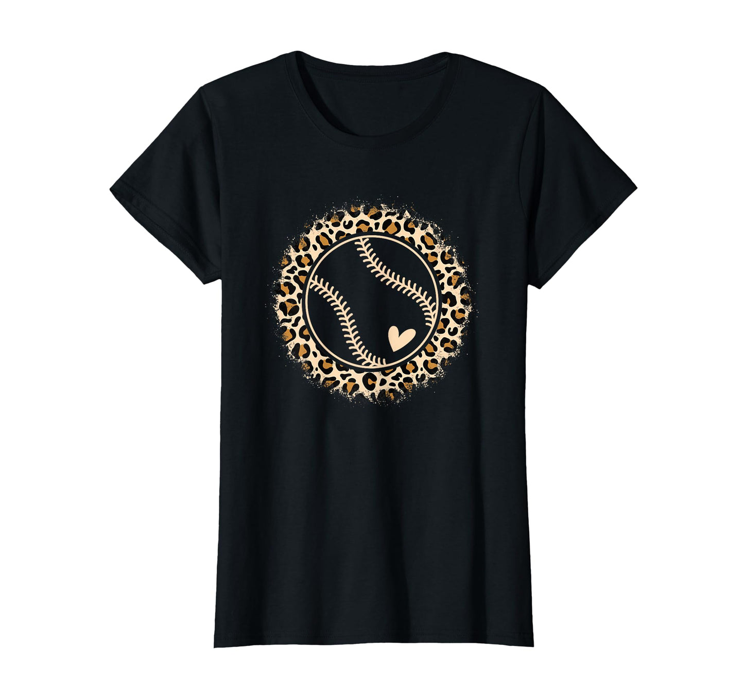 Baseball Leopard Baseball Player T-Shirt - Aesthetic Graphic Unisex - T-Shirt, Sweatshirt, Hoodie