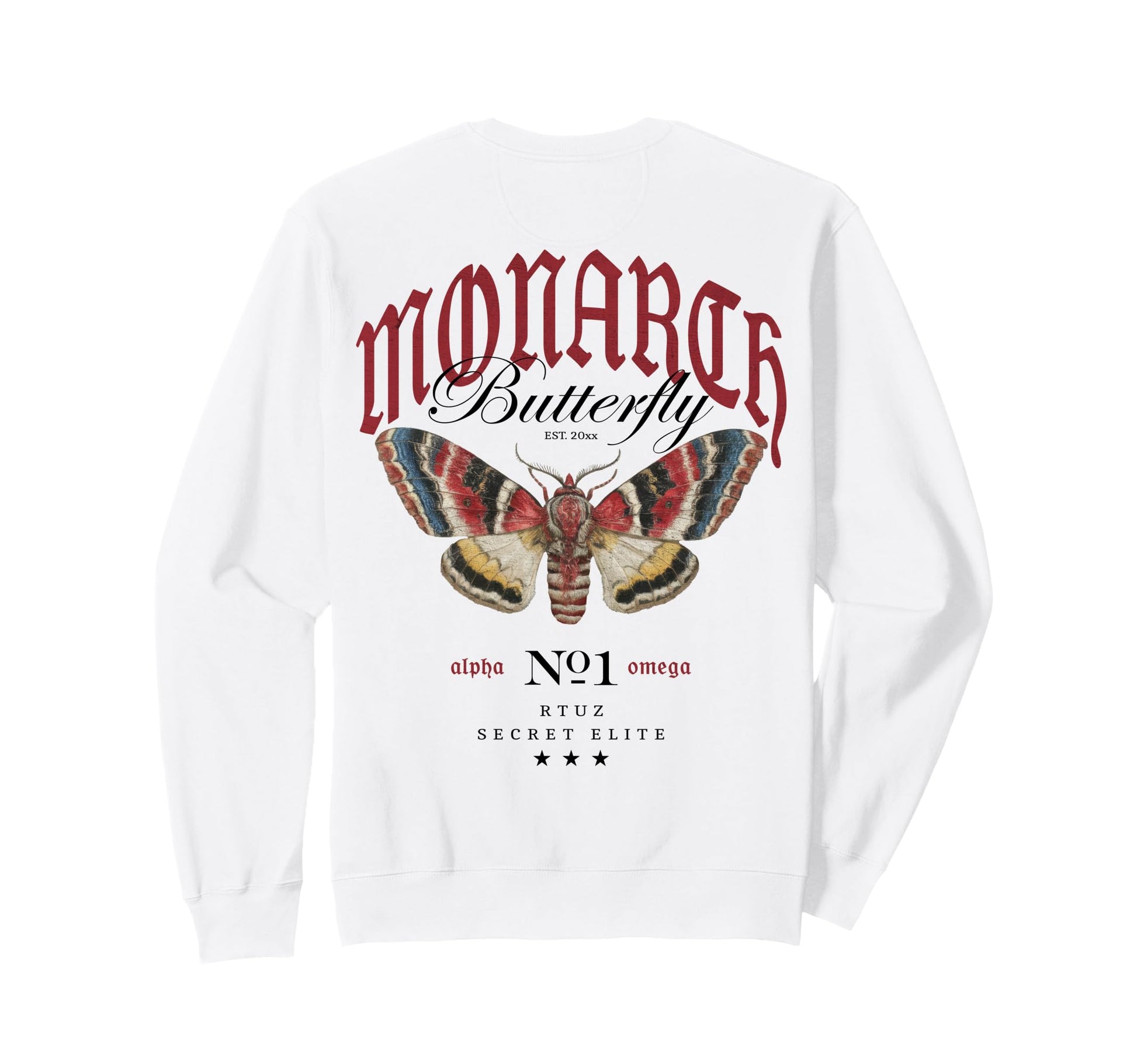 Y2K Back Streetwear Butterfly Sweatshirt - Unique Graphic Men Women - T-Shirt, Sweatshirt, Hoodie