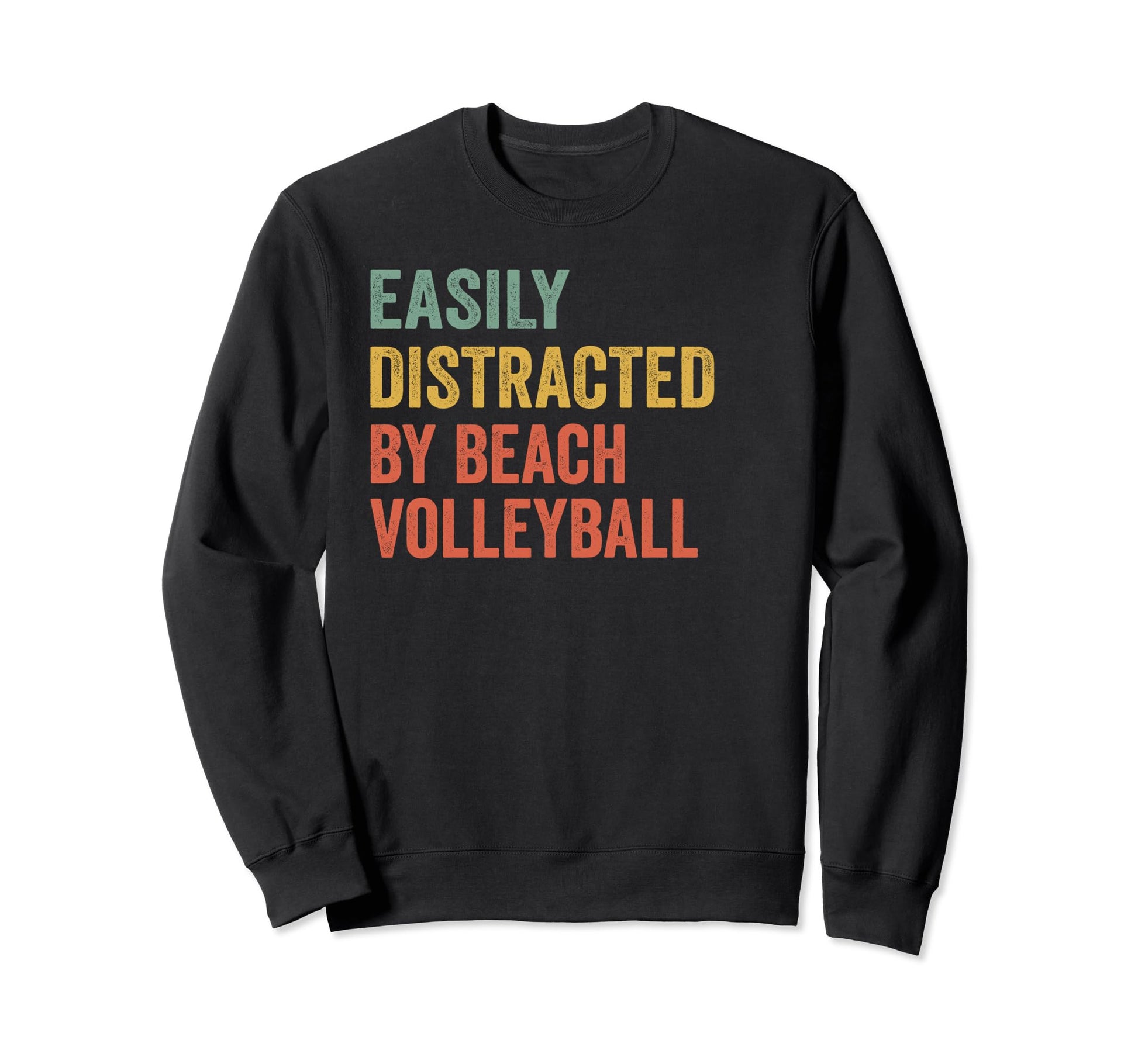 Easily Distracted Clouds Pilot Distressed Sweatshirt - Graphic Print Unisex - T-Shirt, Sweatshirt, Hoodie