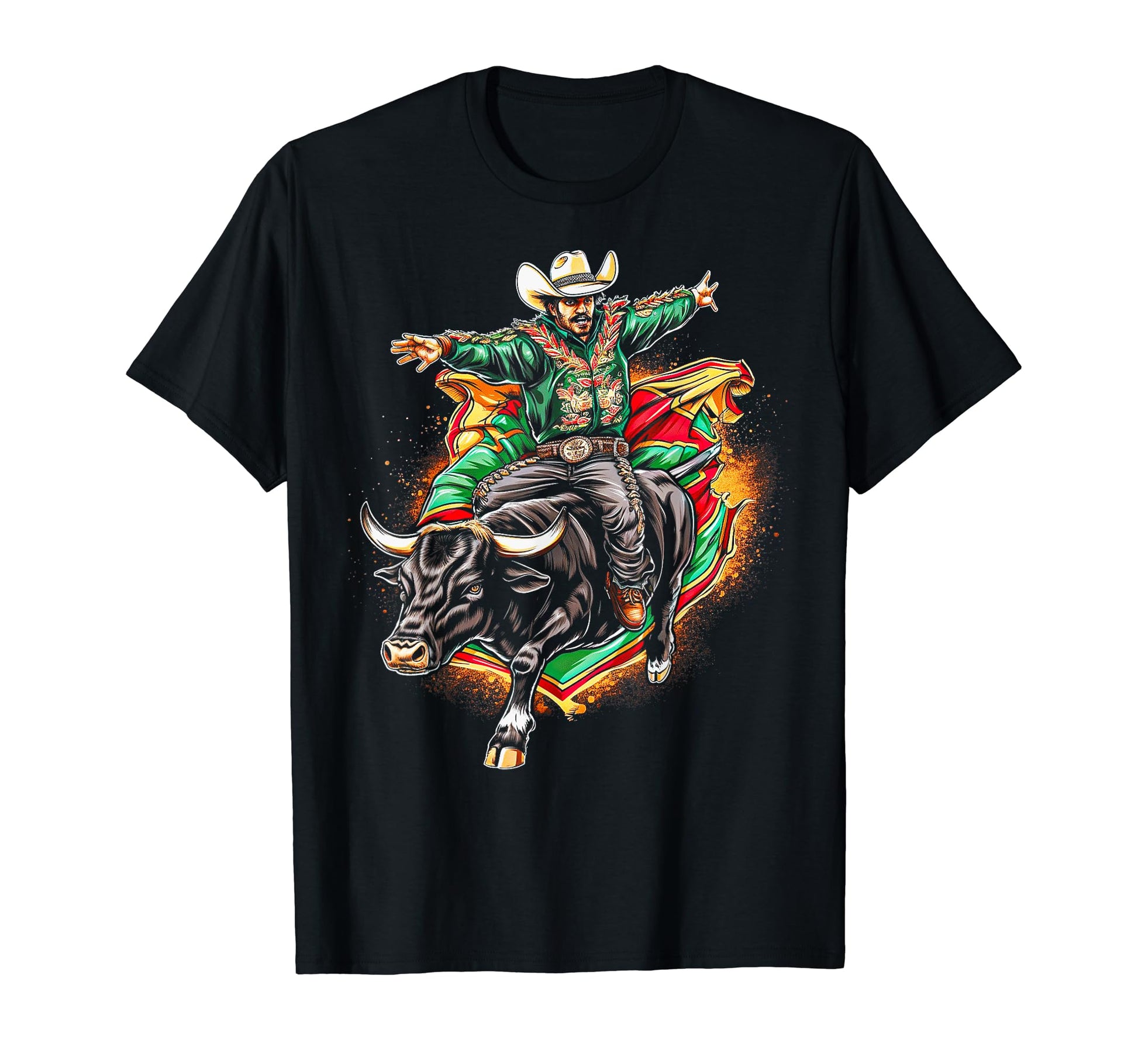 Cowboy Rodeo Horse Riding Usa Cowboy T-Shirt - Aesthetic Graphic Unisex - T-Shirt, Sweatshirt, Hoodie