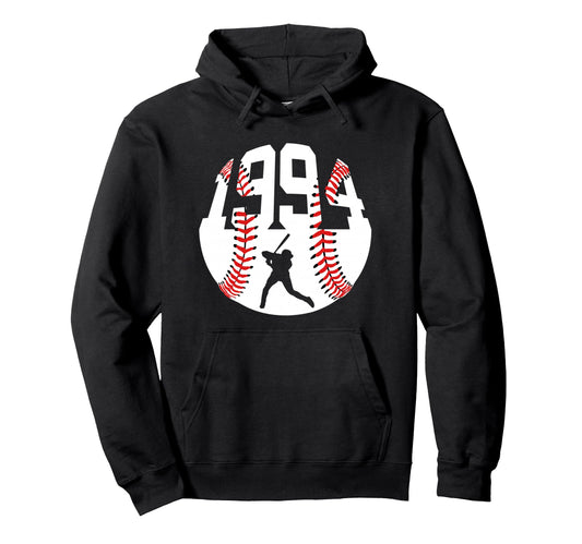 1994 Baseball 32Nd Birthday Hoodie - Fun Novelty Design for Adults - T-Shirt, Sweatshirt, Hoodie