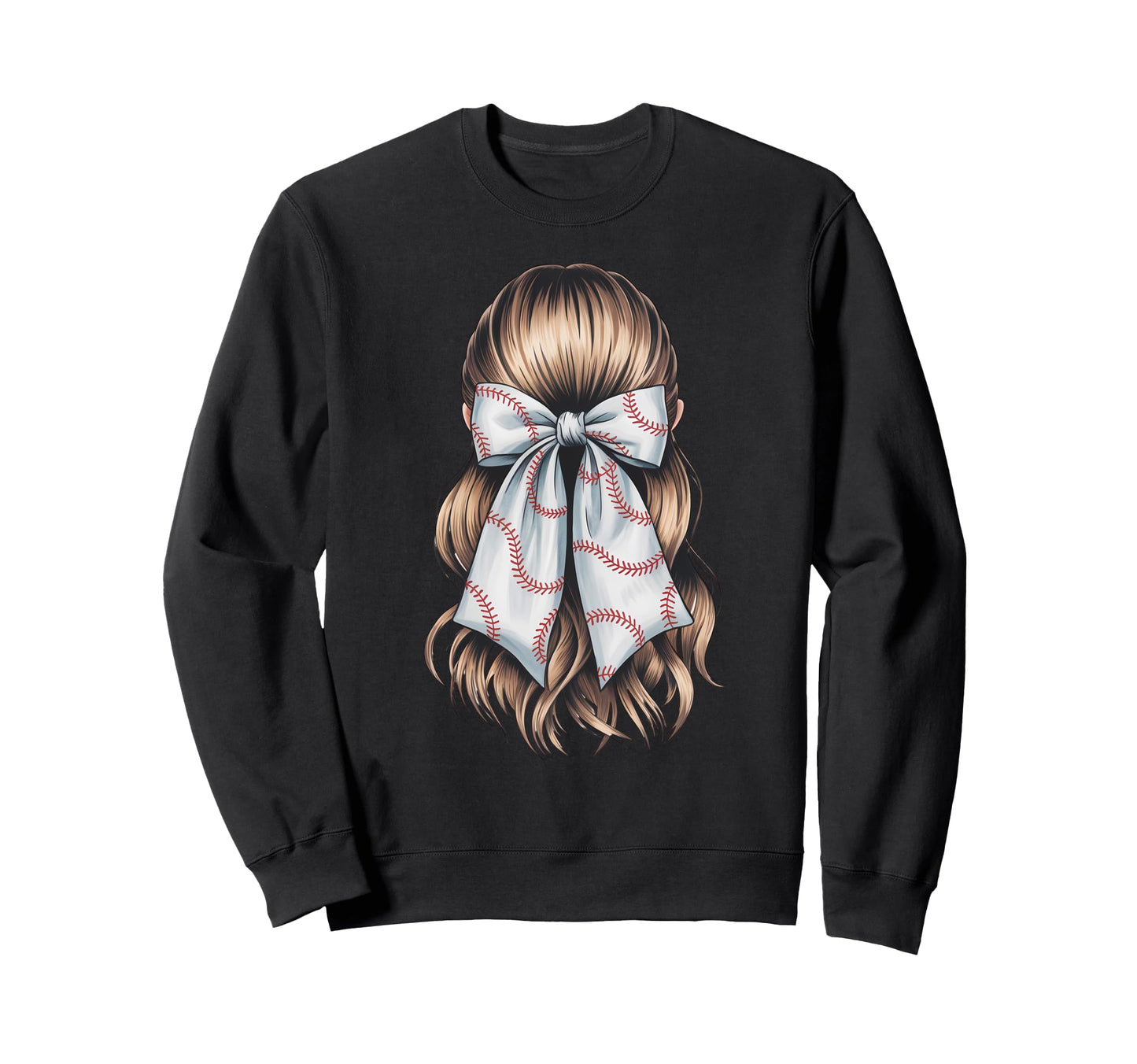 Baseball Coquette Bow Baseball Mom Sweatshirt - Graphic Print Unisex - T-Shirt, Sweatshirt, Hoodie