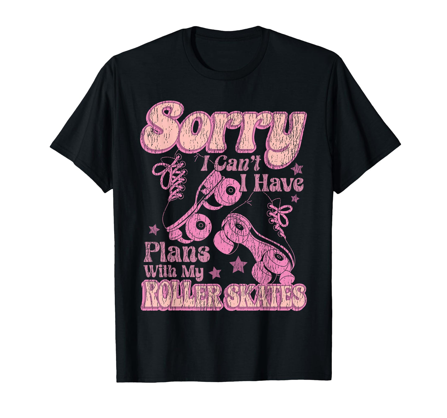 Roller Skating Skate 1970S Sorry I T-Shirt - Custom Art Print Men Women - T-Shirt, Sweatshirt, Hoodie