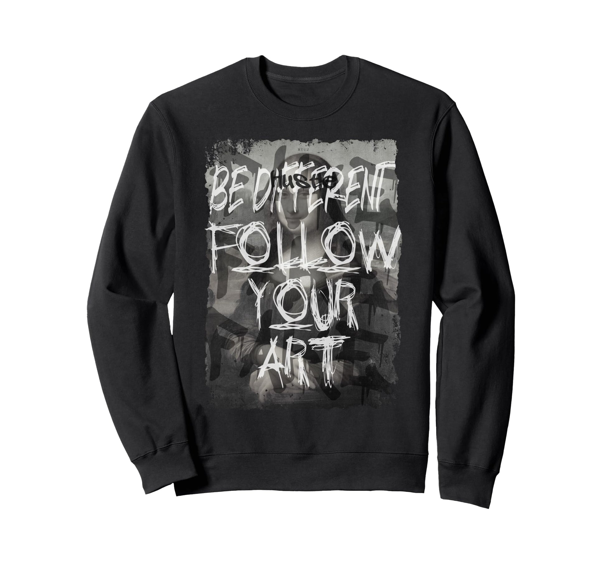 Mona Lisa Aesthetic Y2K Streetwear Sweatshirt - Unique Graphic Men Women - T-Shirt, Sweatshirt, Hoodie
