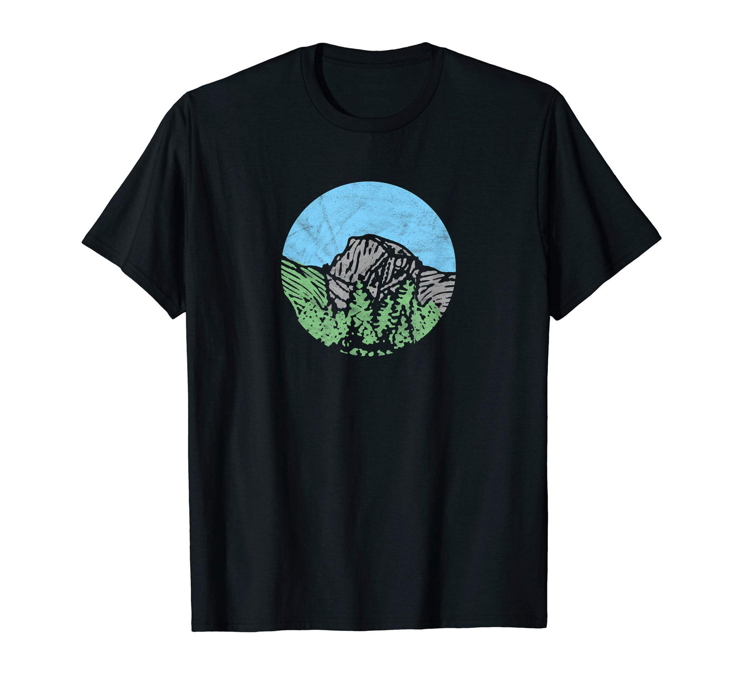 Minimalist Half Dome Yosemite National T-Shirt - Novelty Apparel Unisex - T-Shirt, Sweatshirt, Hoodie