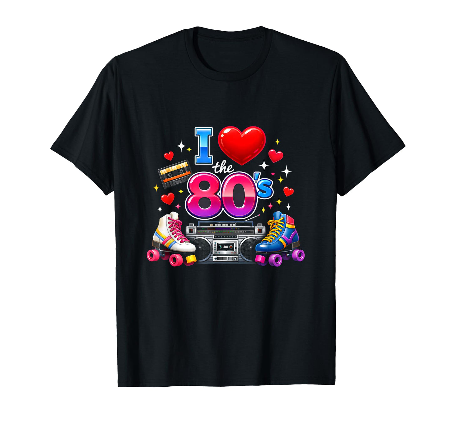 I Love 80S Throwback Good Times 80S T-Shirt - Novelty Apparel Men Women - T-Shirt, Sweatshirt, Hoodie