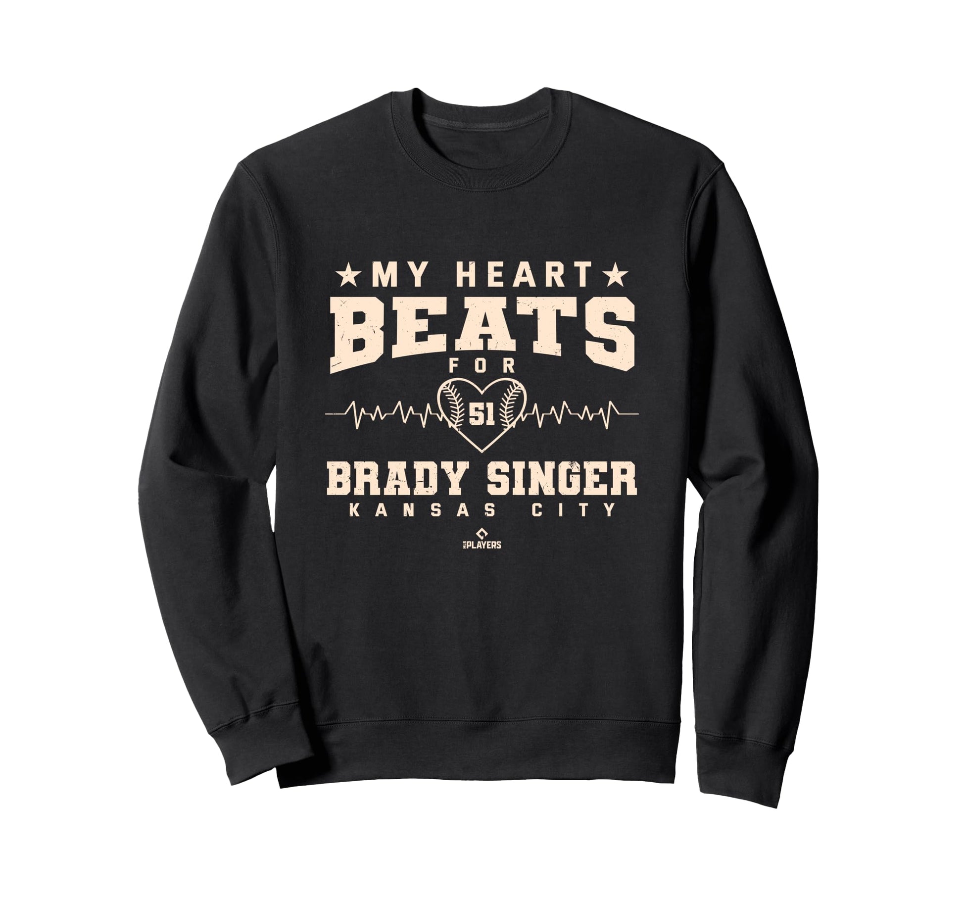 My Heart Beats Brady Singer Sweatshirt - Unique Graphic Men Women - T-Shirt, Sweatshirt, Hoodie